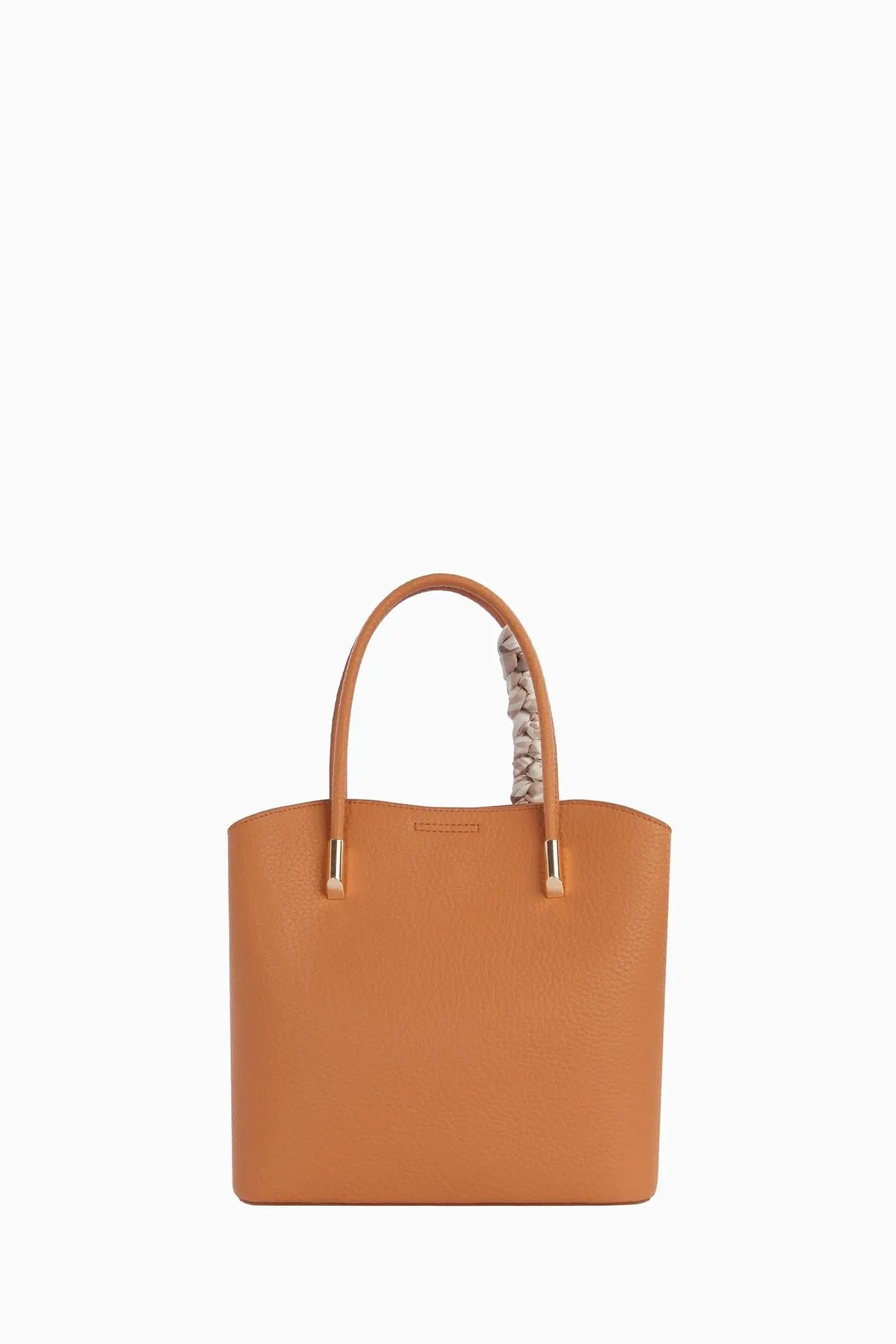 Kolon Askılı Fularlı Çanta - Açık Kahve TUGBA