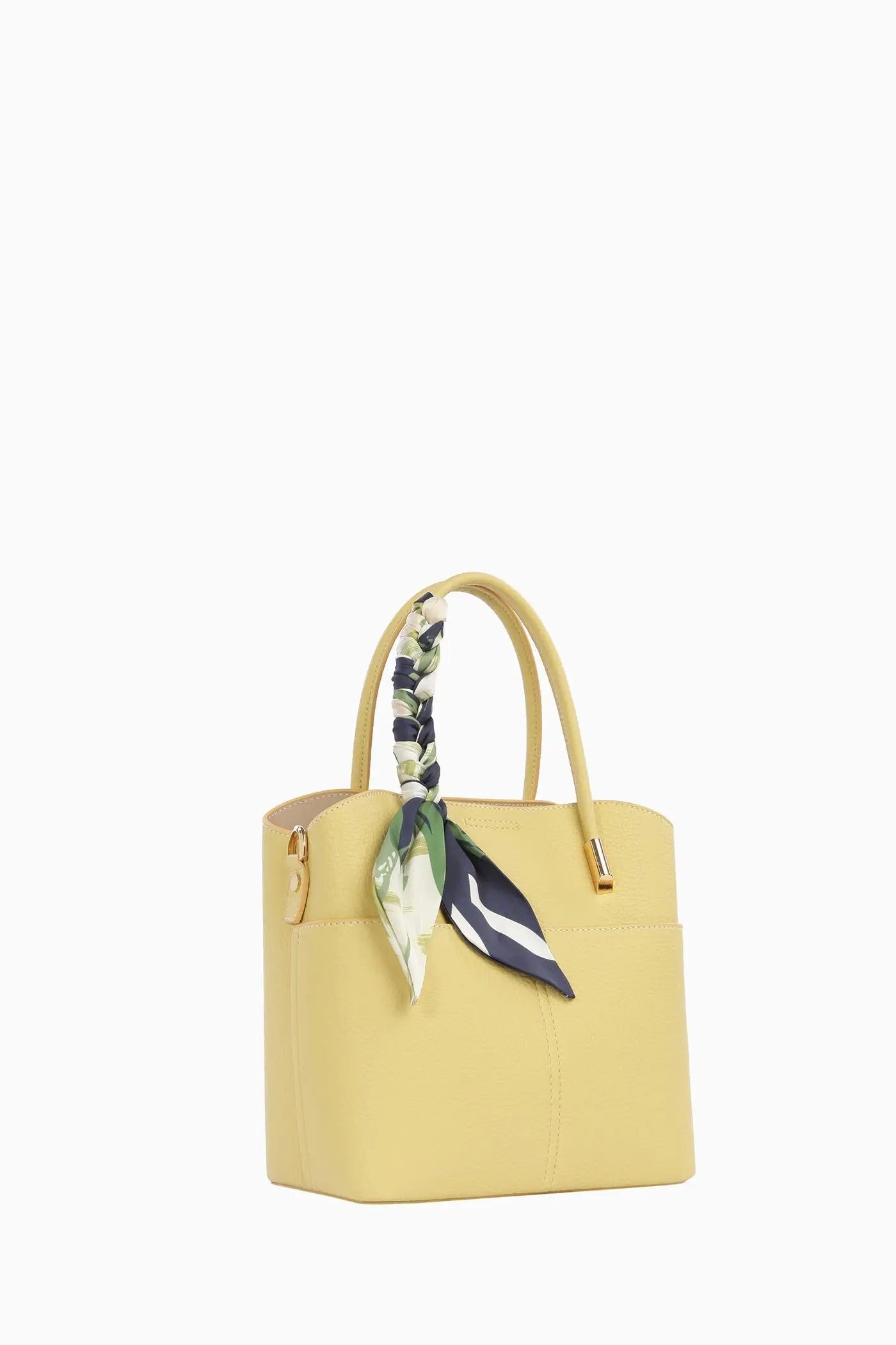 Kolon Askılı Fularlı Çanta - Sarı TUGBA
