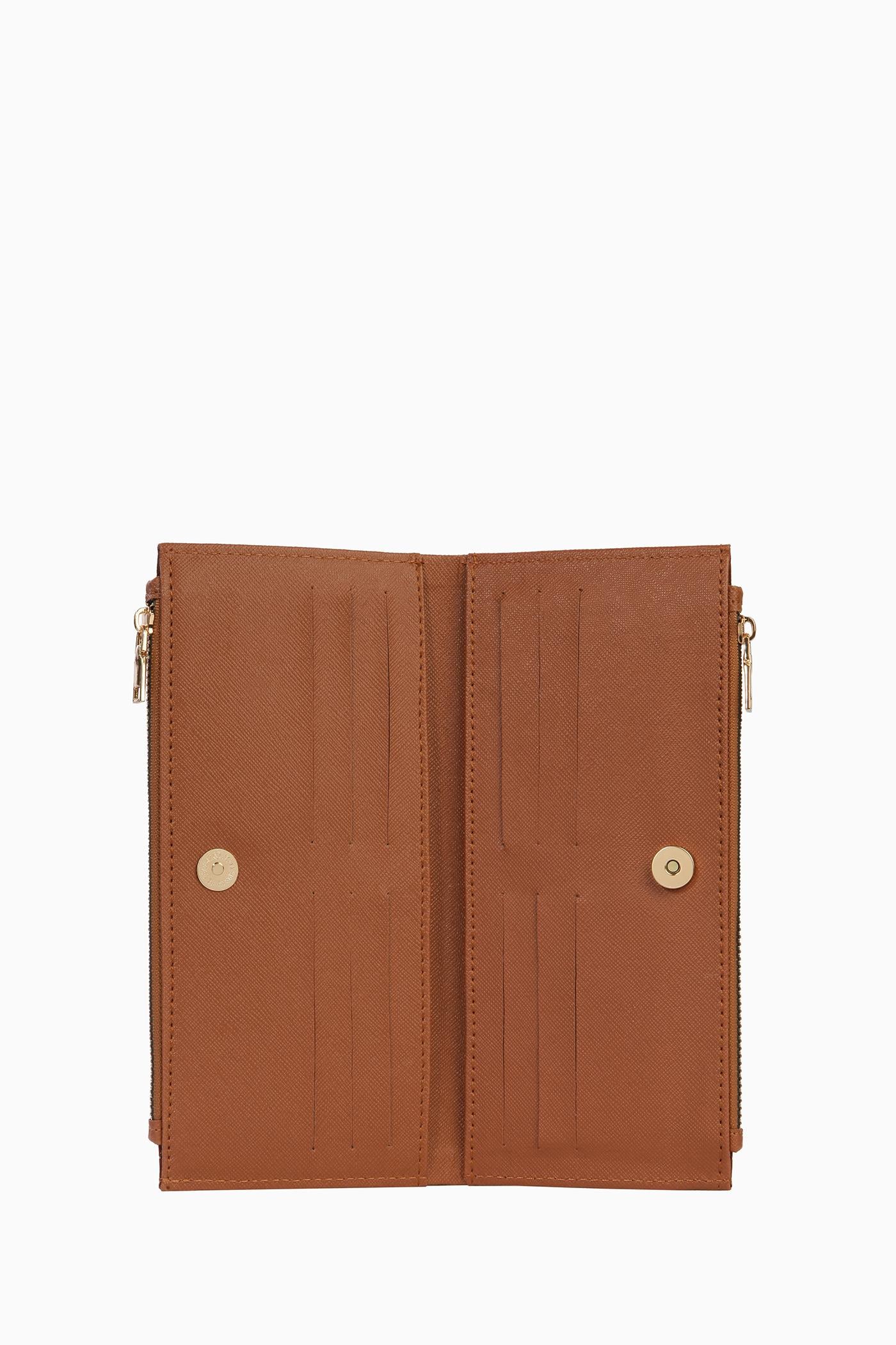 Krokodil Cüzdan Kartlık - Taba TUĞBA