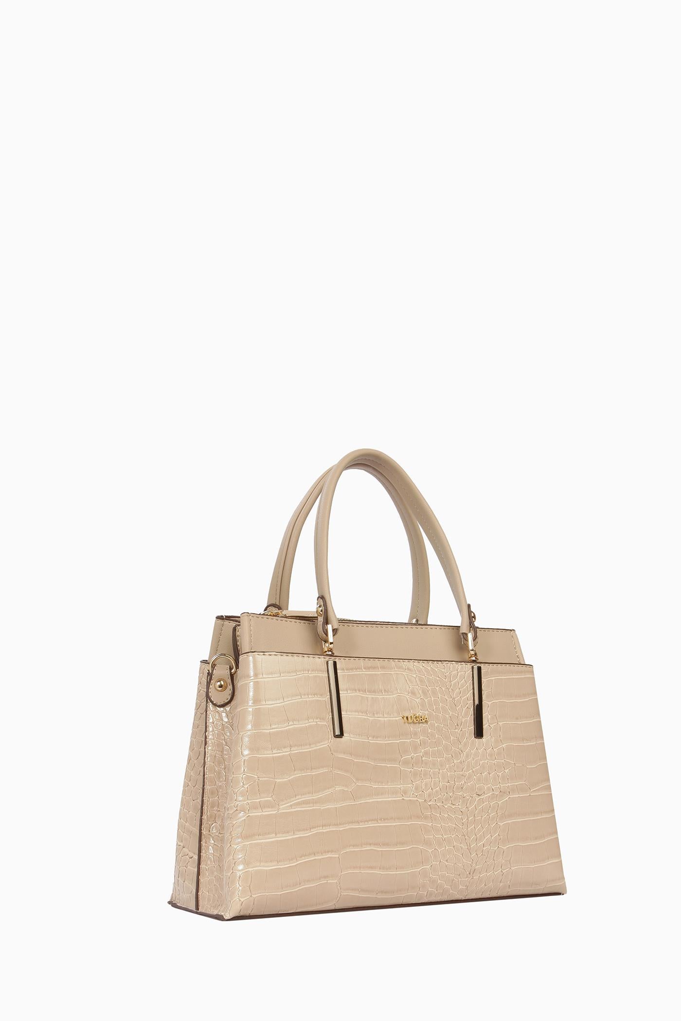 Krokodil Desen Çanta - Taş TUGBA