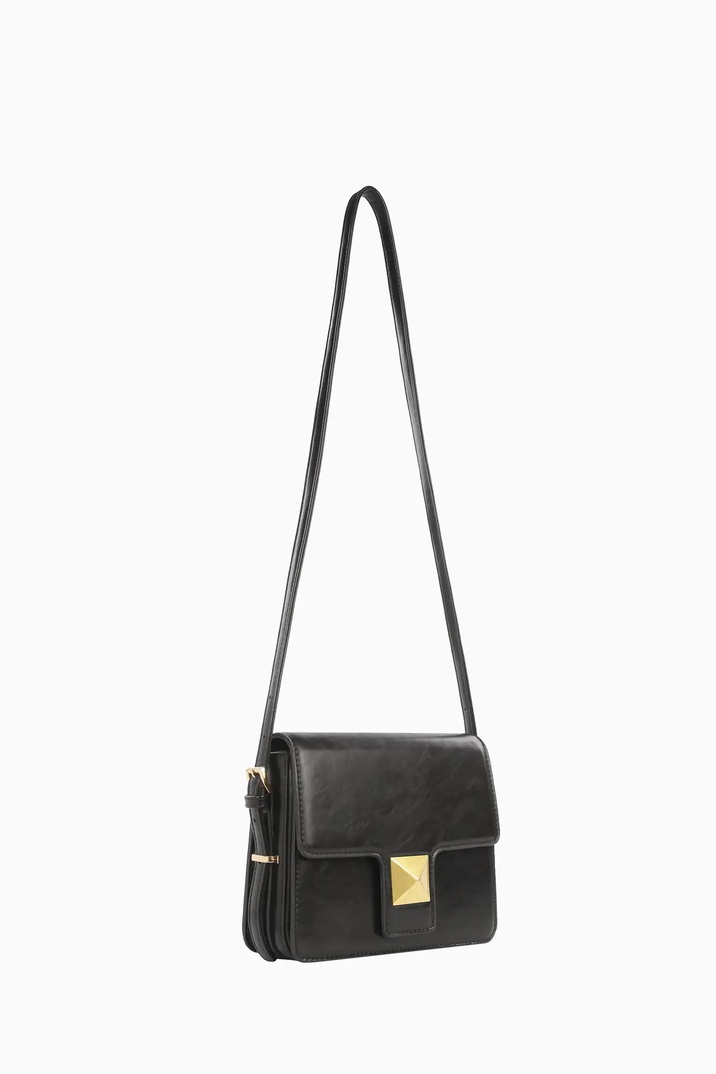 Küçük Flap Çanta - Siyah TUGBA