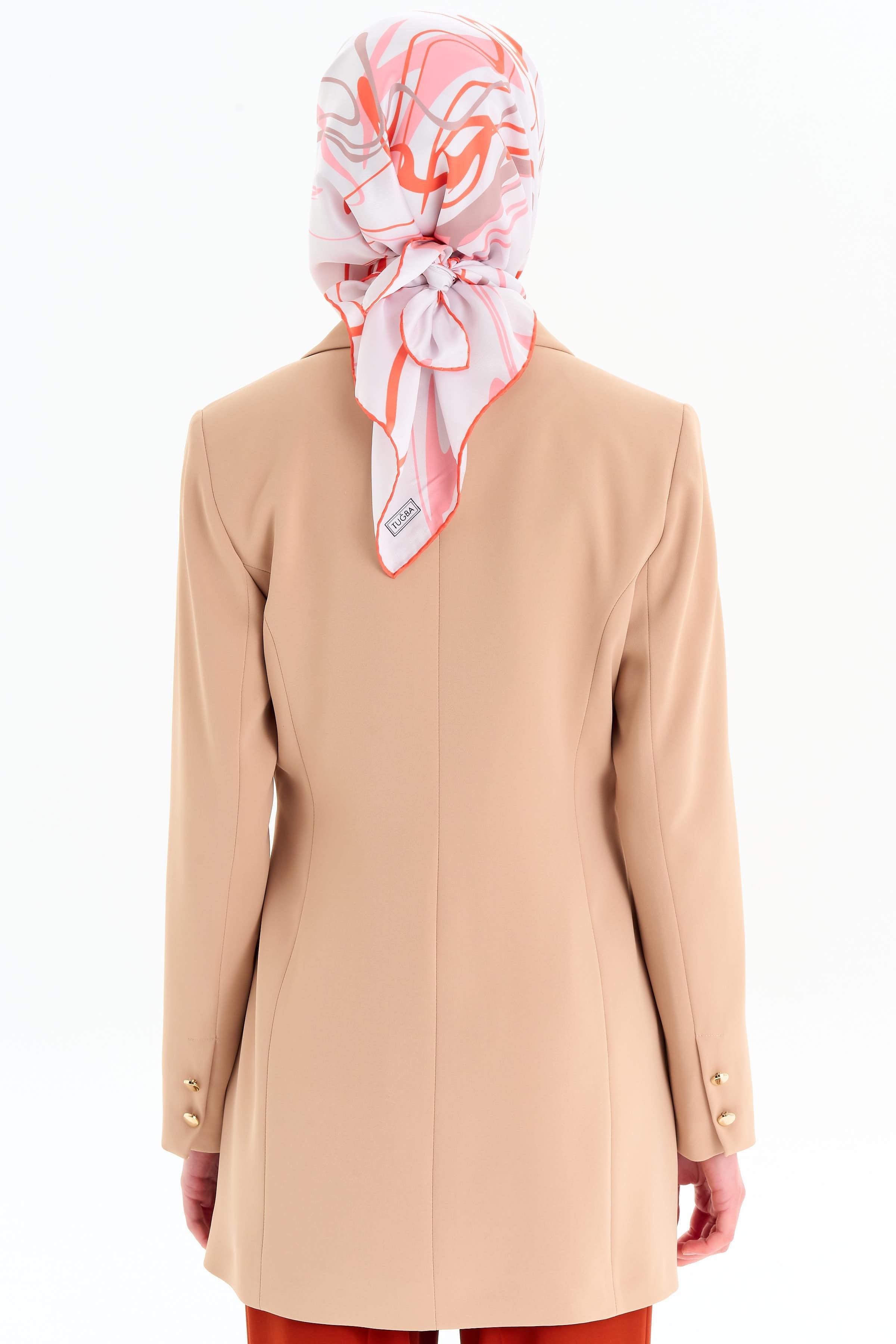 Kuplu Blazer Ceket - Bej TUGBA