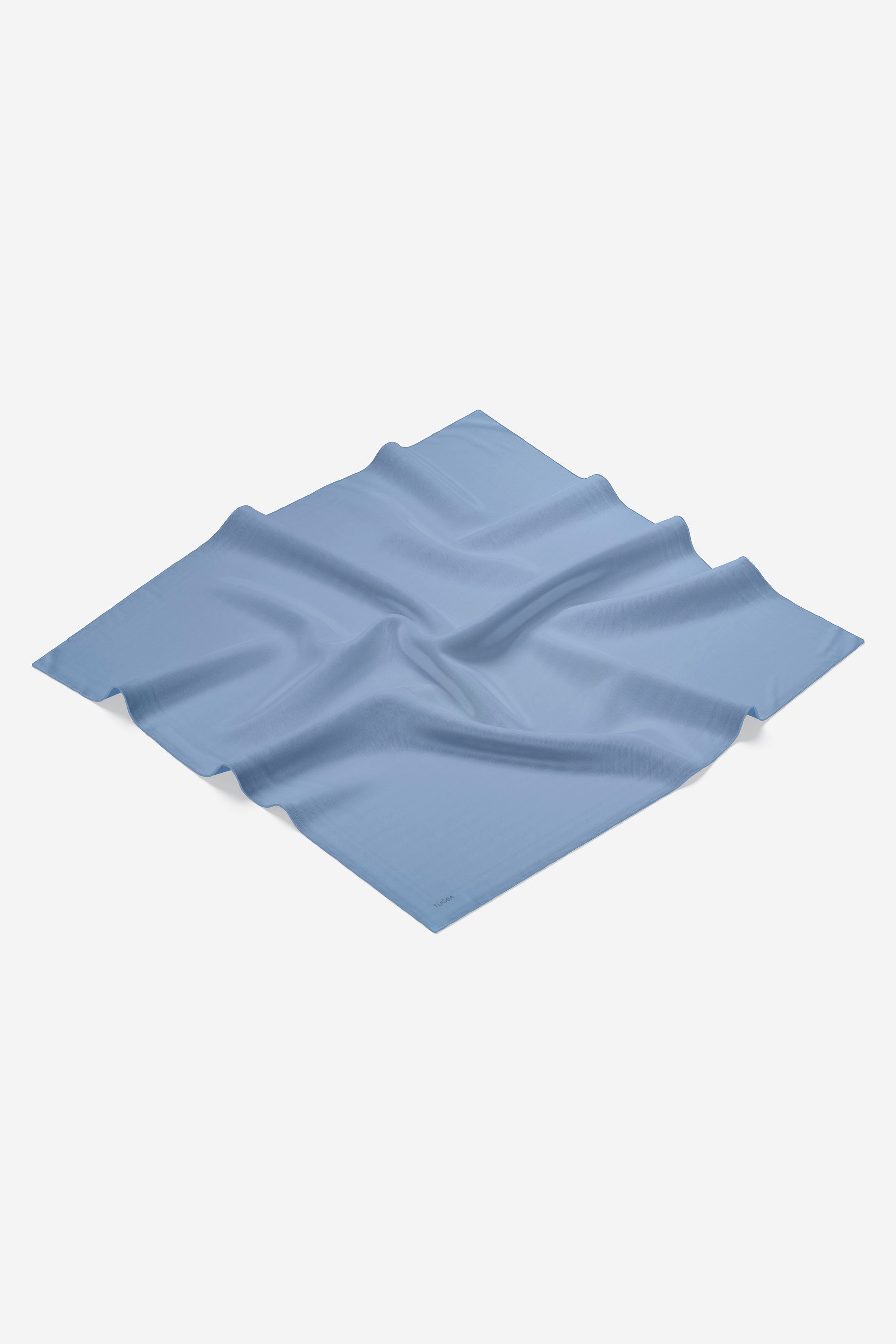 Medine İpeği Eşarp - Açık Mavi TUGBA