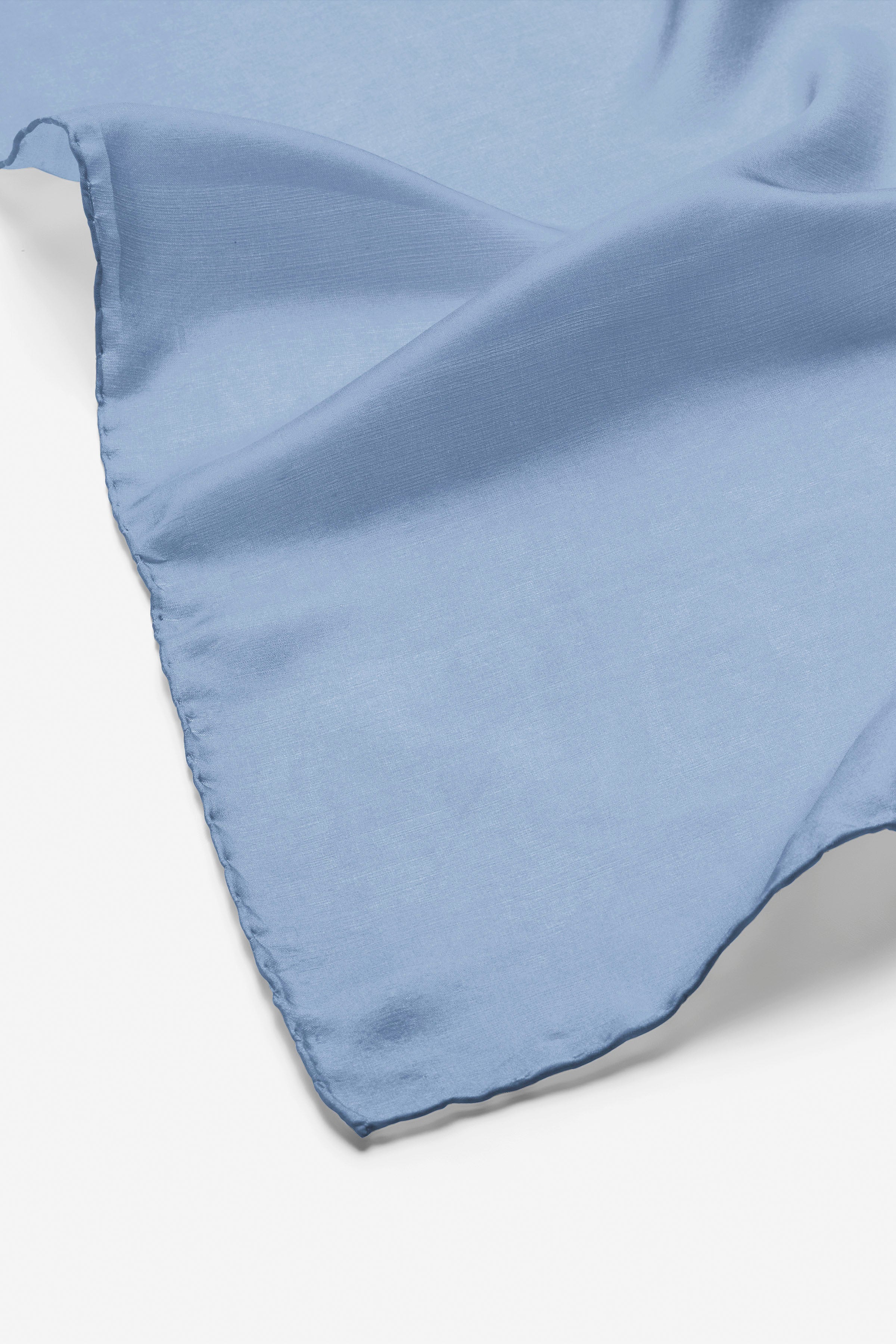 Medine İpeği Eşarp - Açık Mavi TUGBA