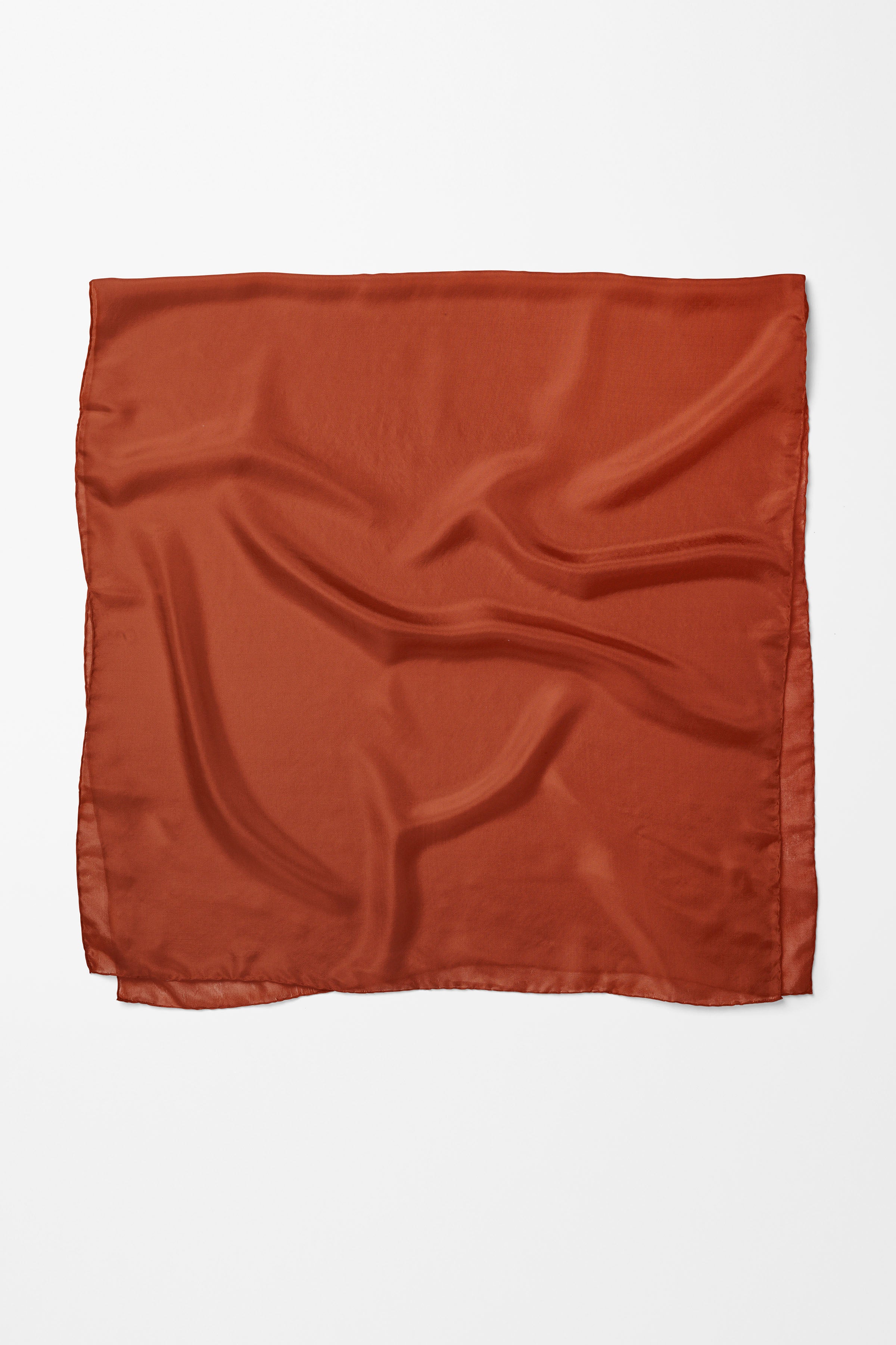 Medine İpeği Eşarp - Kiremit TUGBA