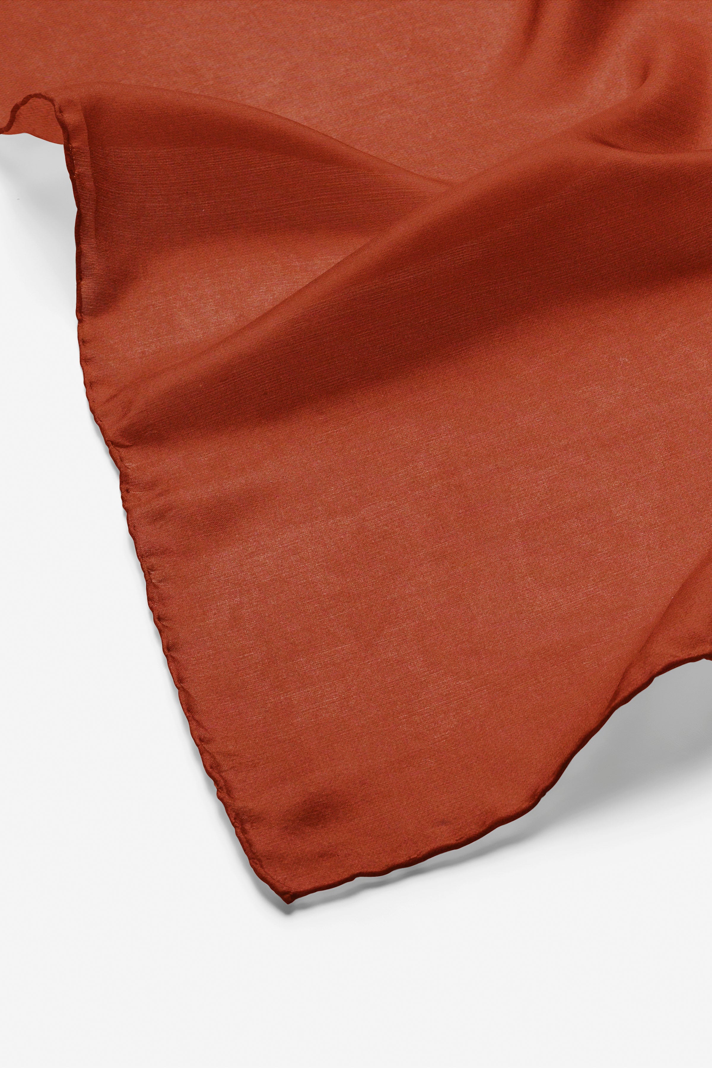 Medine İpeği Eşarp - Kiremit TUGBA