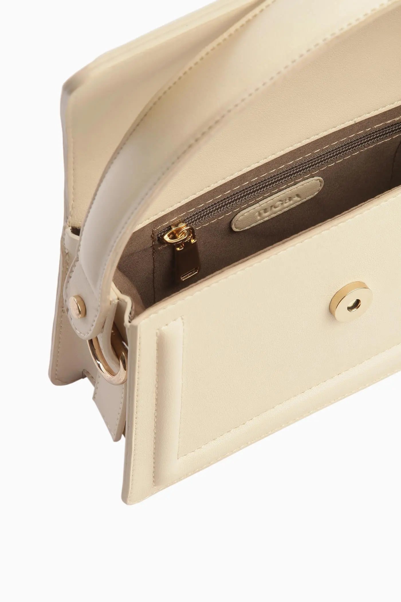 Mini Flap Çanta - Bej TUGBA