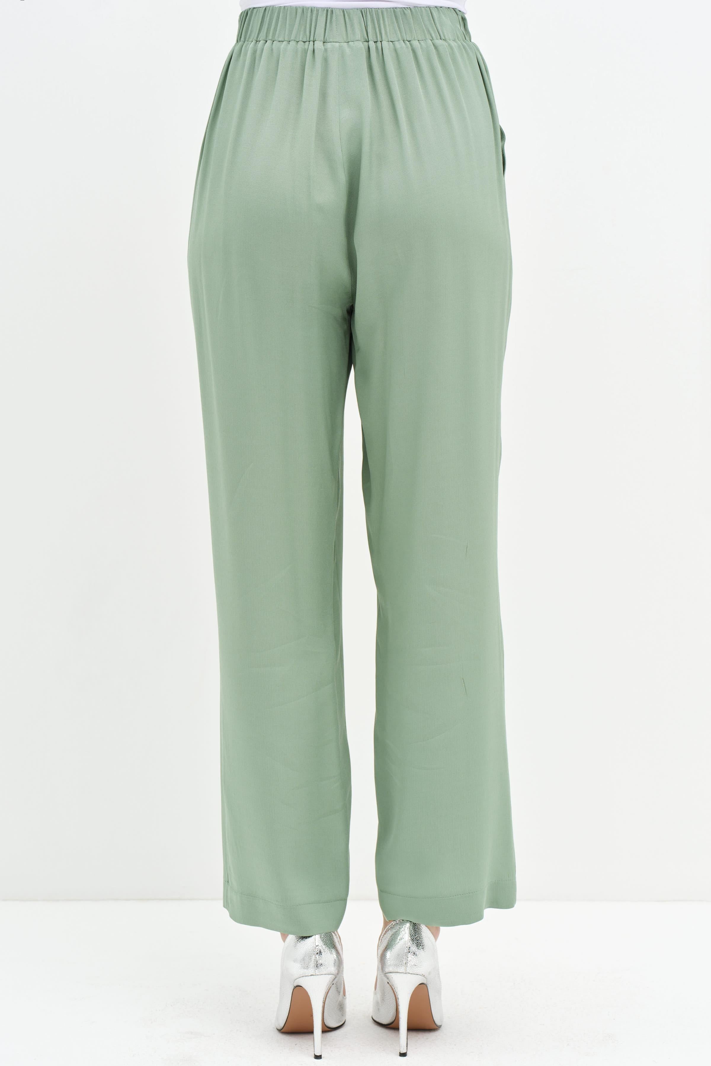 Nakış İşlemeli Tunik Pantolon Takım - Mint TUGBA