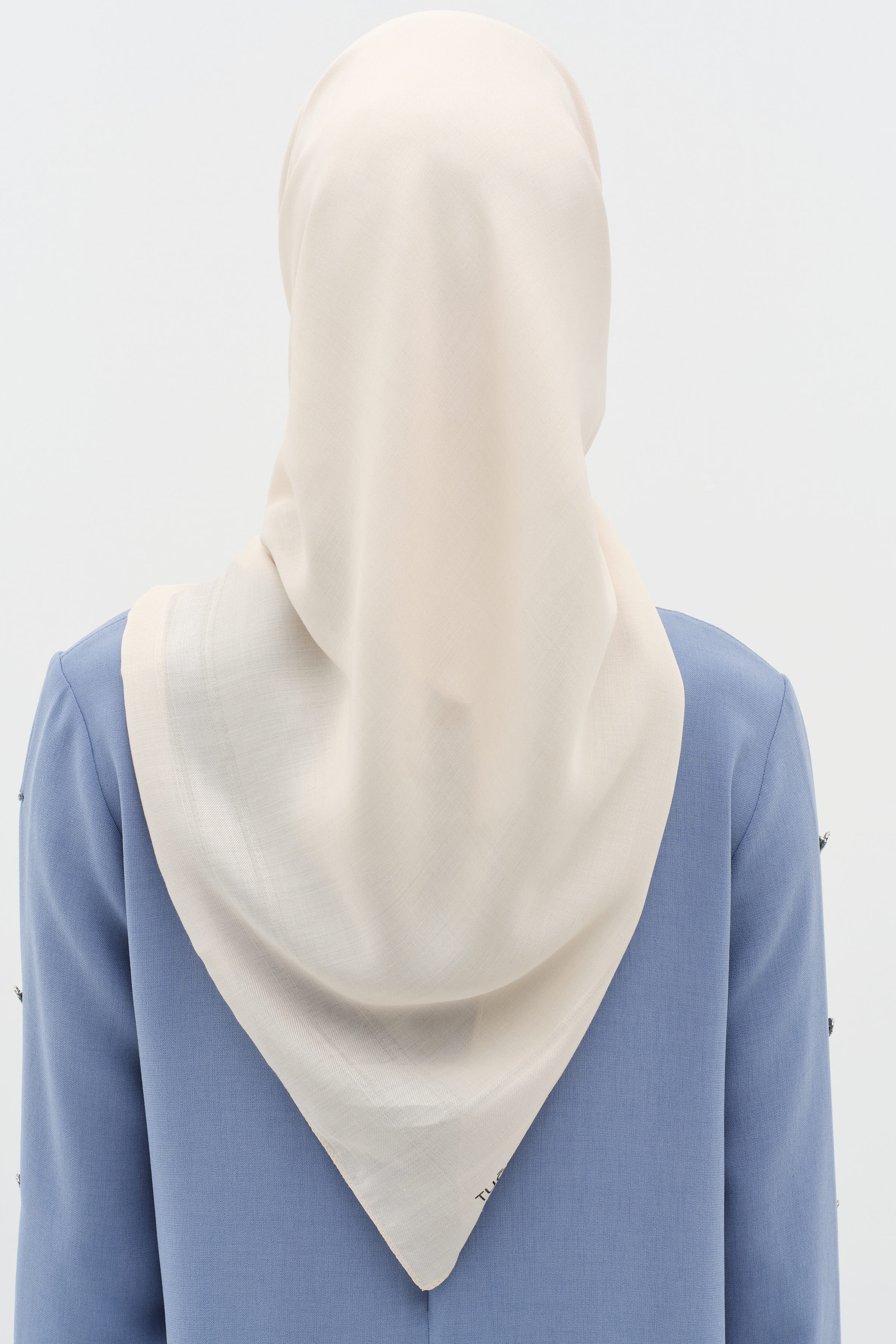 Natural Kenar Detaylı Eşarp - Bej TUGBA