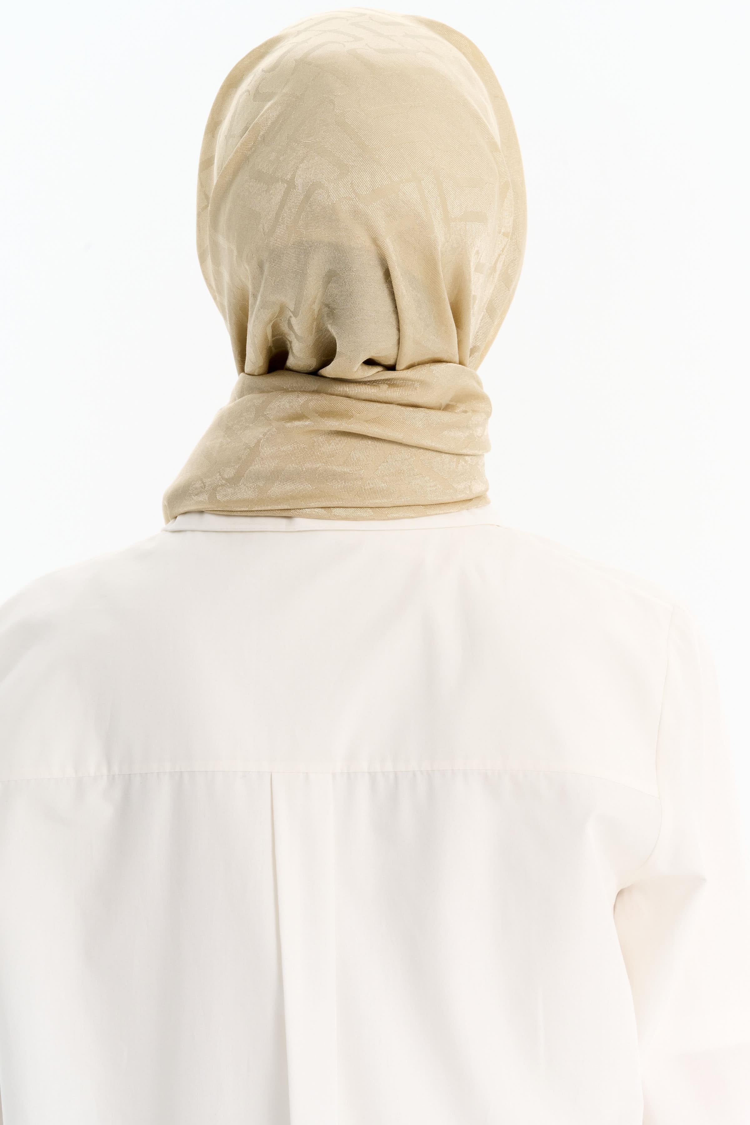 Natural T Desen Şal - Asit TUGBA