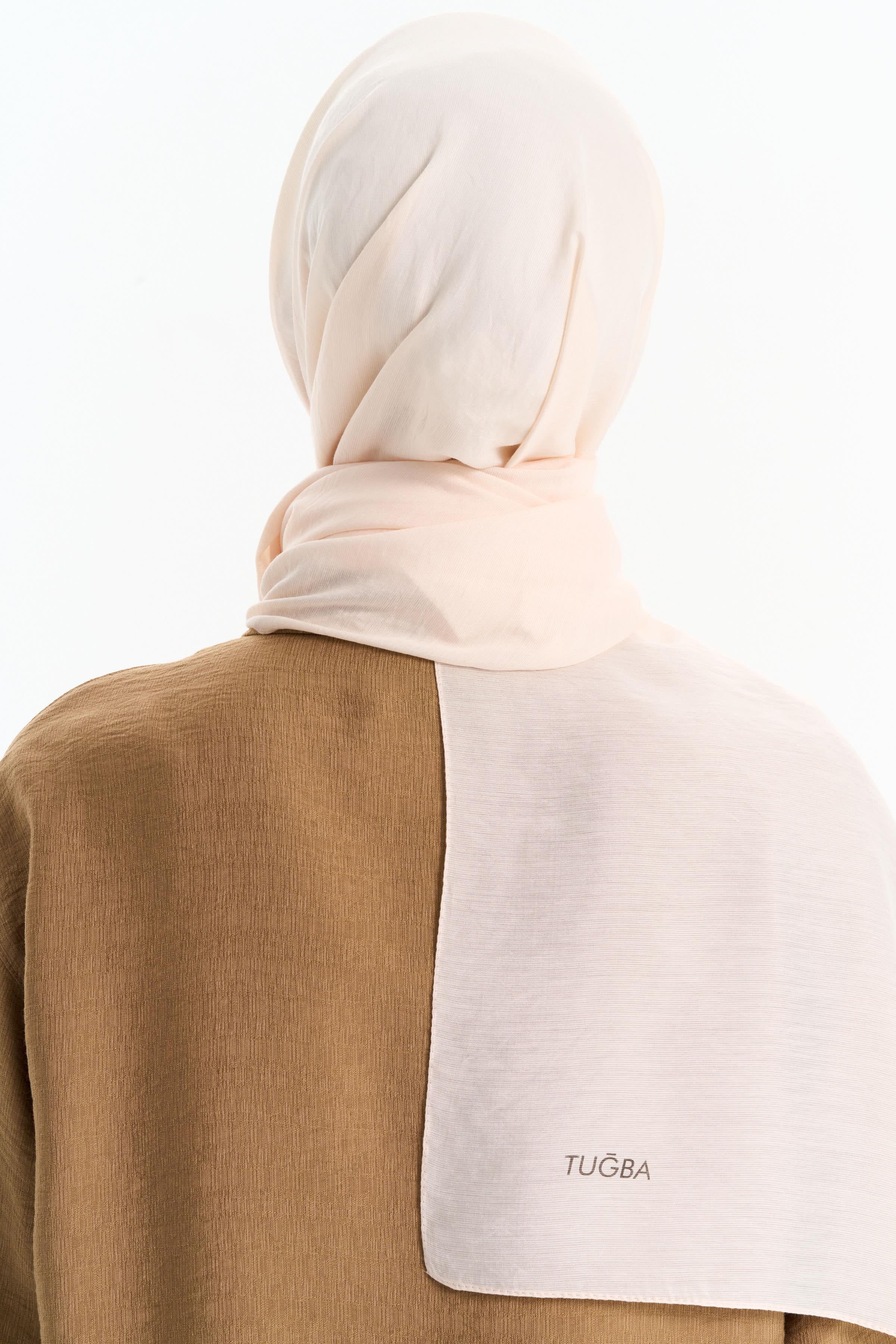 Düz Renk Viskon Şal - Taş TUGBA