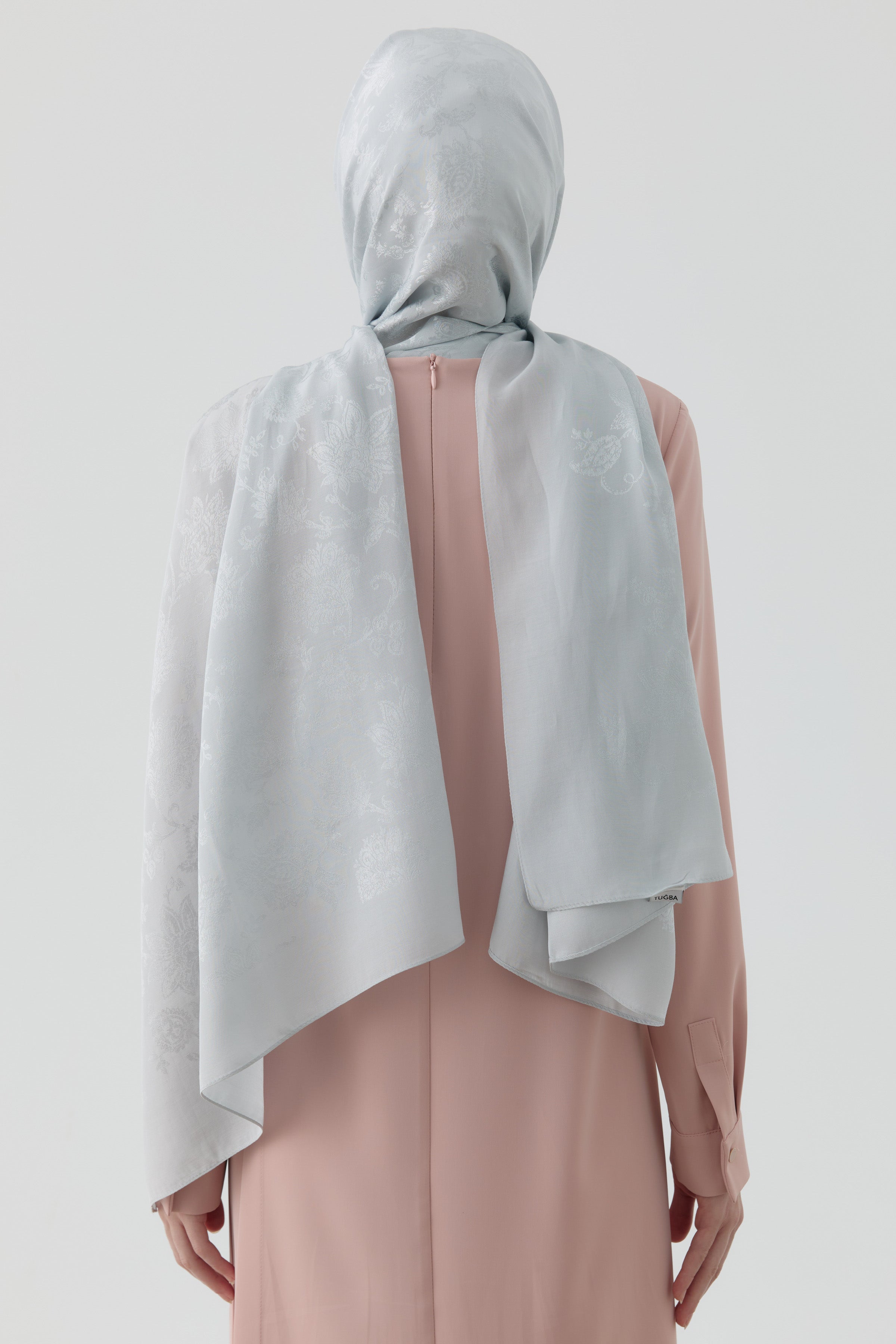 Nevgül Jakar Naturel Şal - Gümüş TUGBA