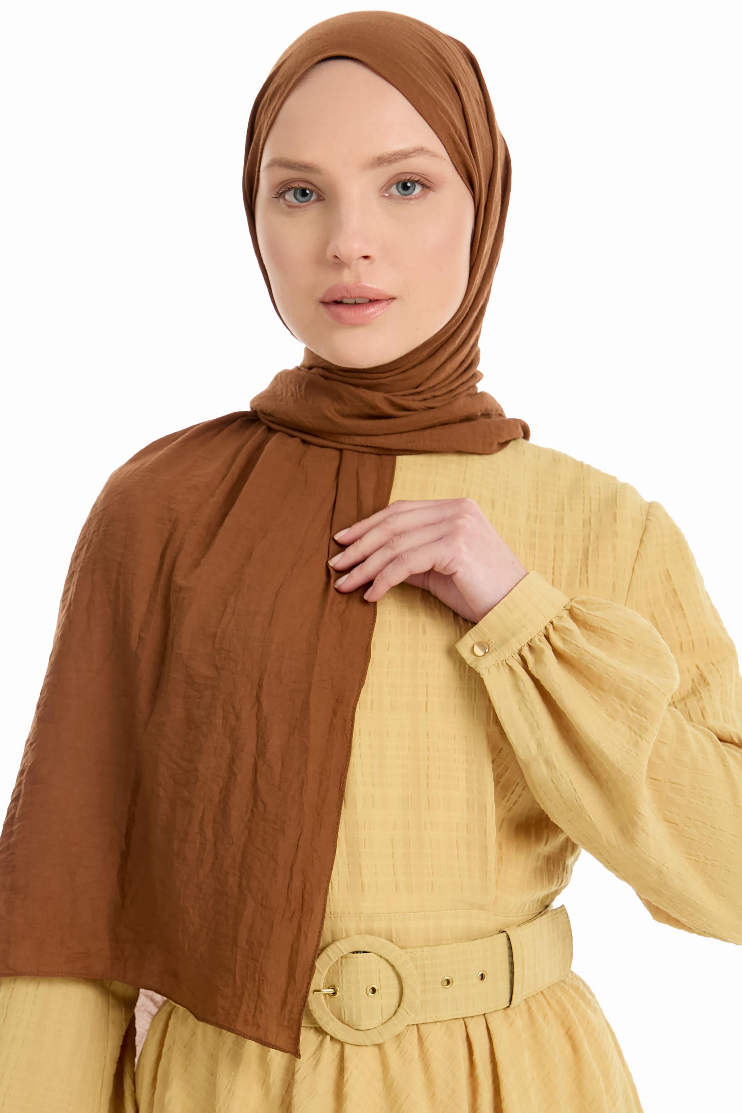 New Comfort Şal - Açık Kahve TUGBA