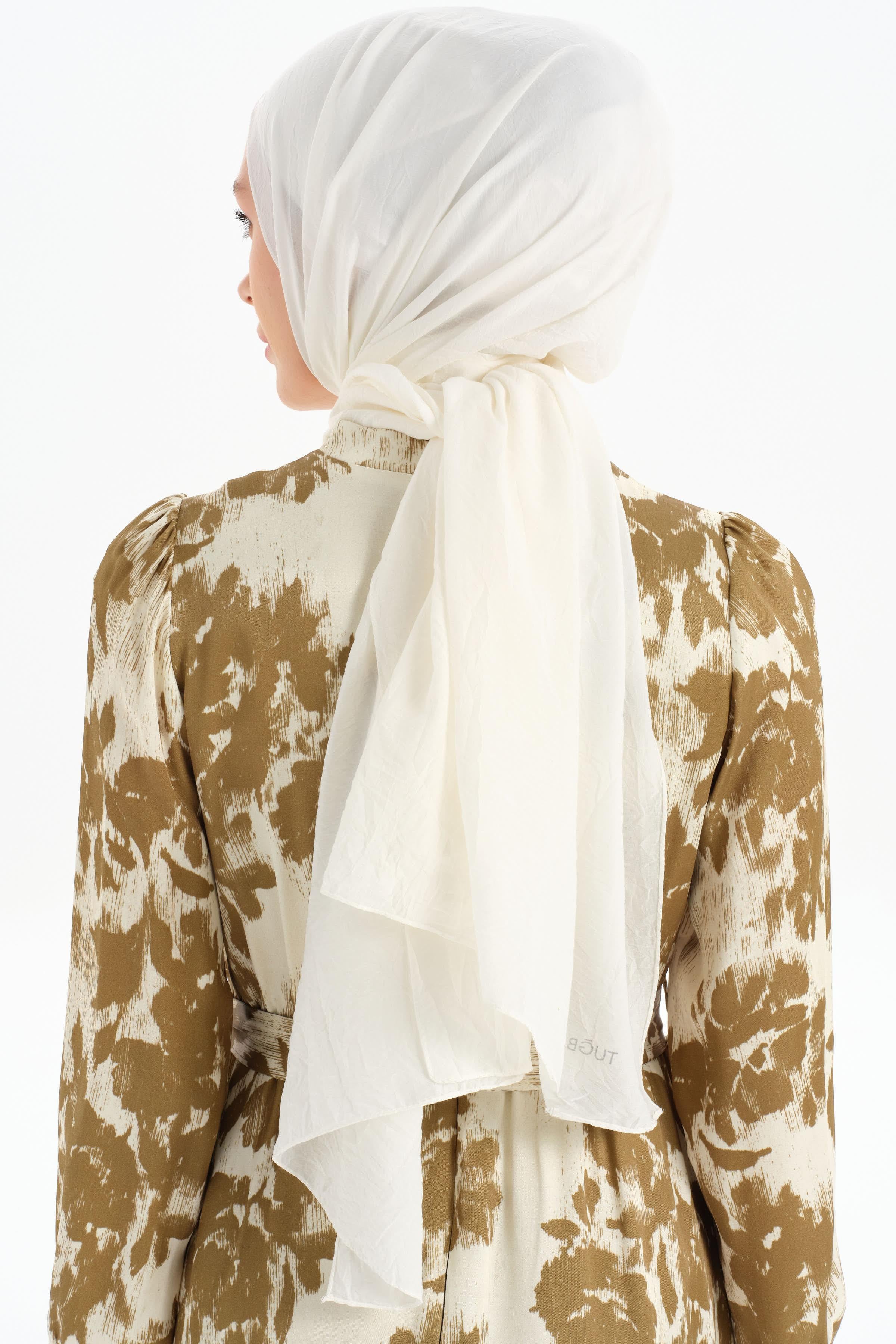 New Comfort Şal - Ekru TUGBA