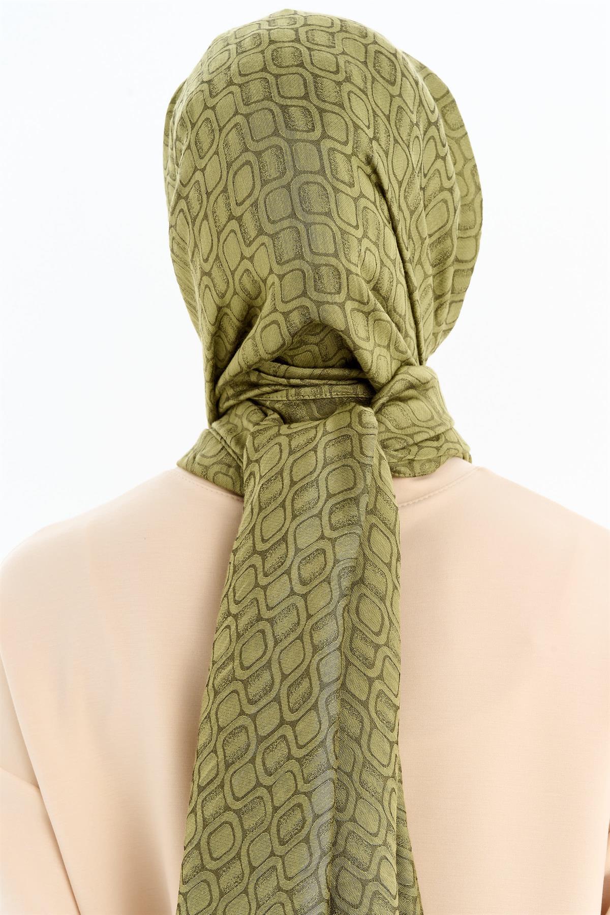 Geometrik Desen Viskon Şal - Çağla TUGBA