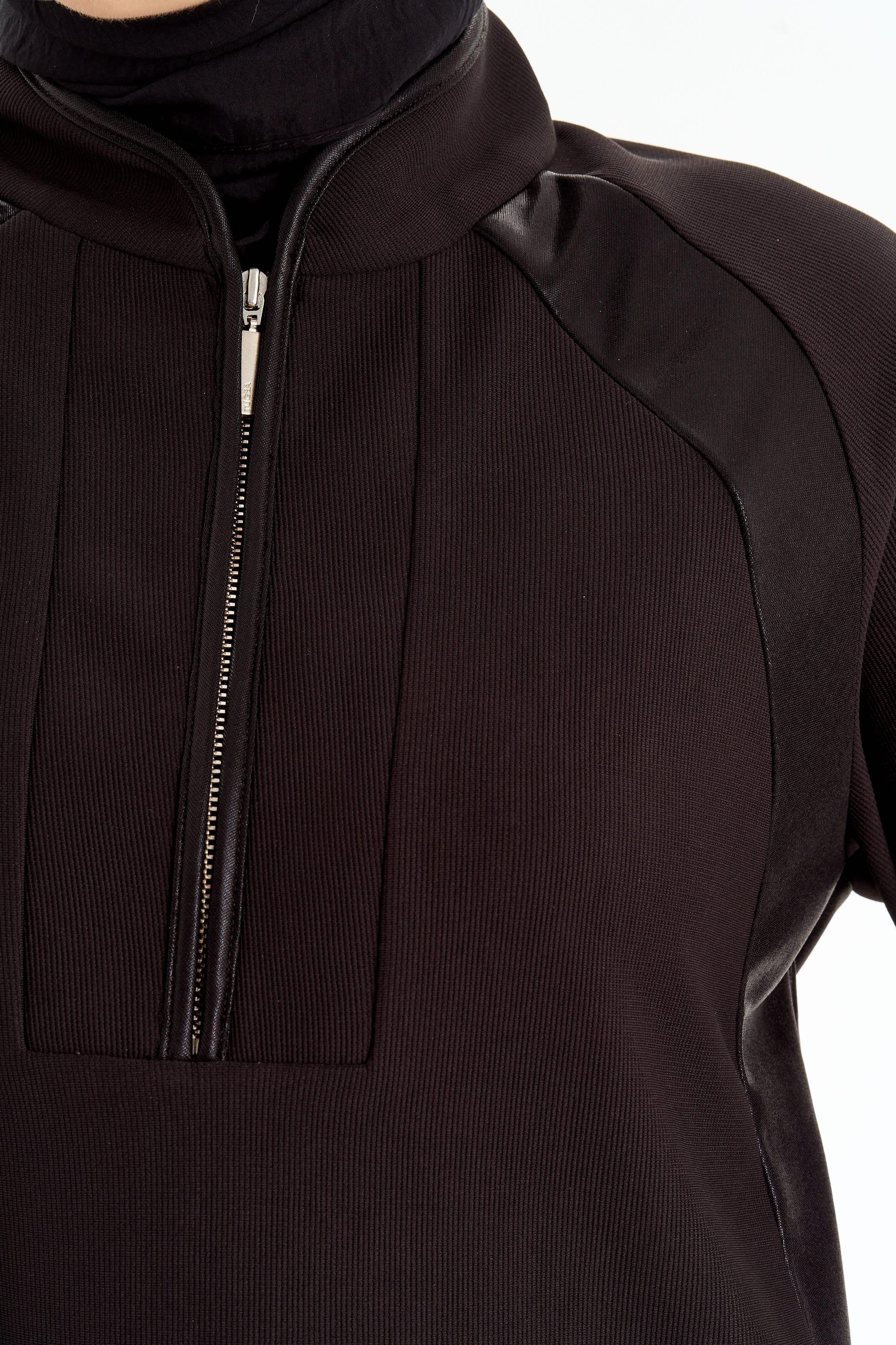 Örme Bluz Etek Takım - Siyah TUGBA