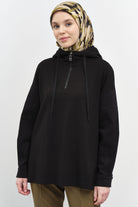 Örme Sweat - Siyah TUĞBA