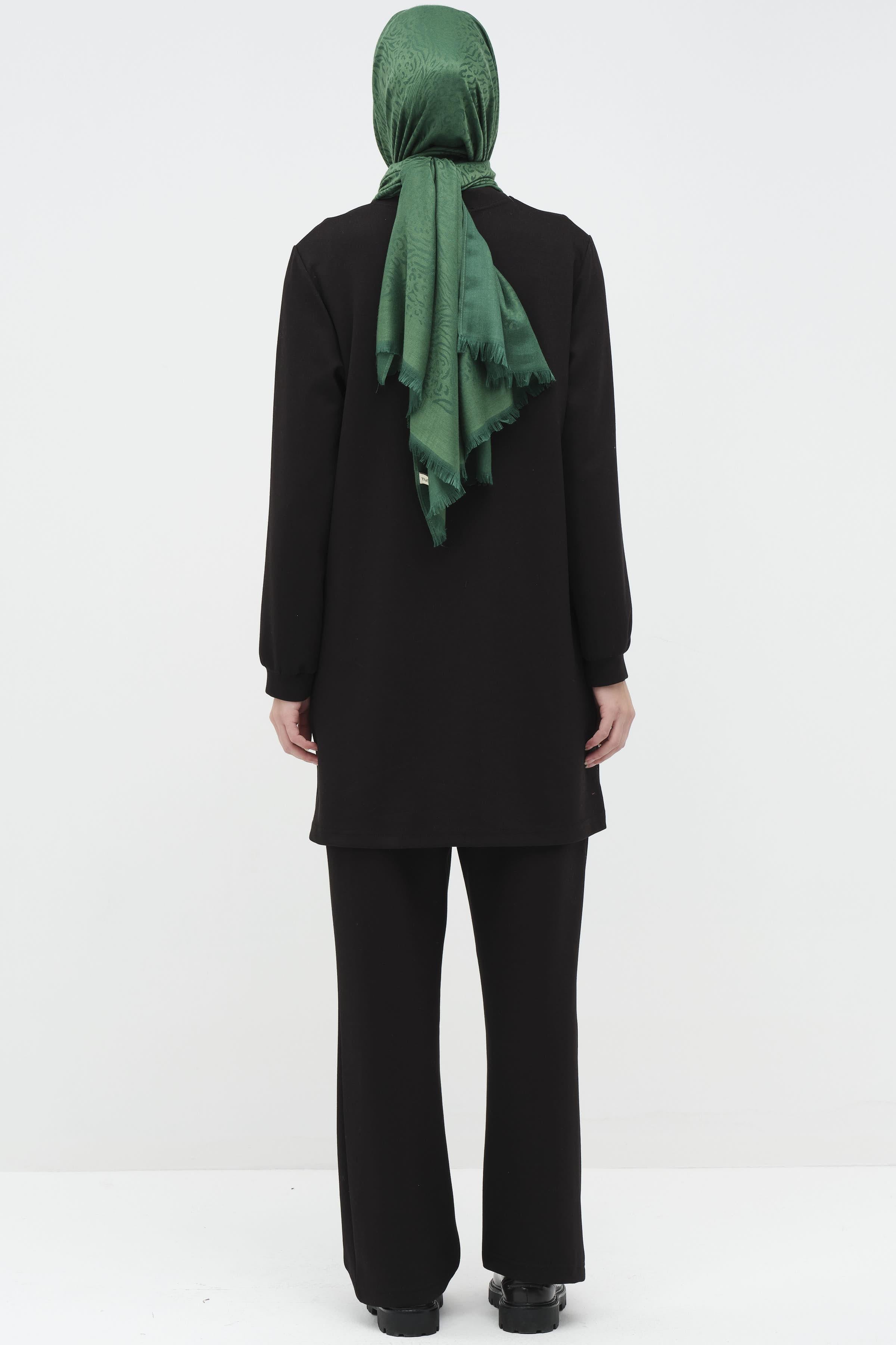 Örme Takım - Siyah TUGBA