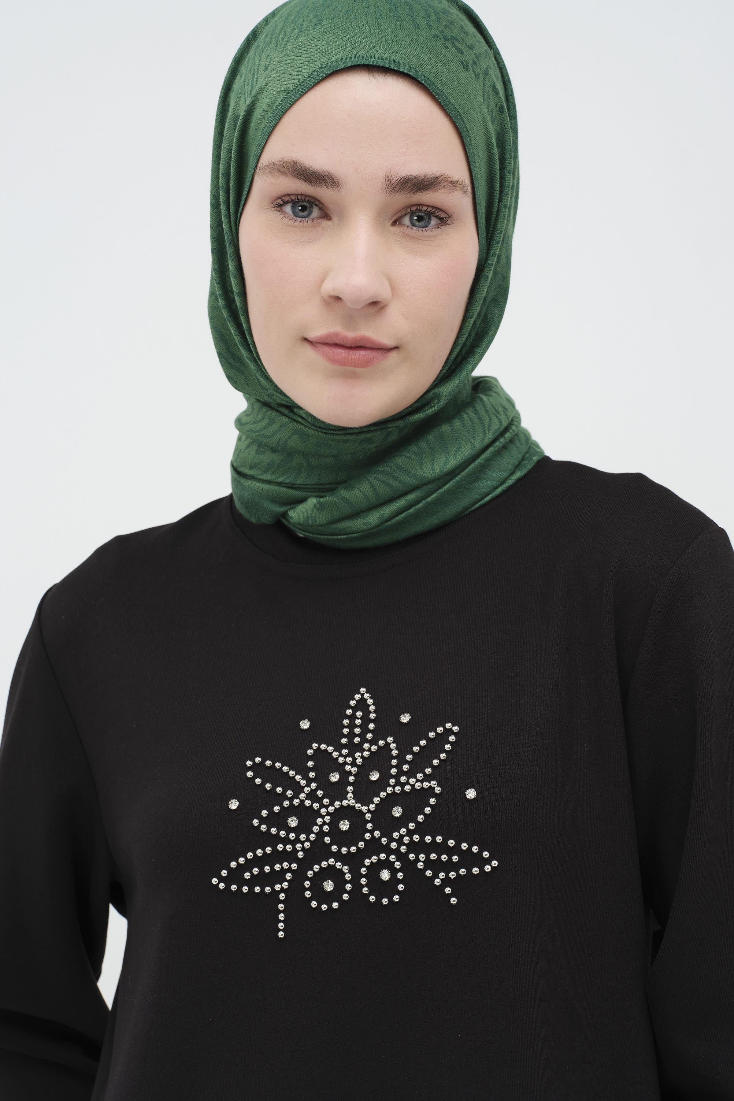 Örme Takım - Siyah TUGBA