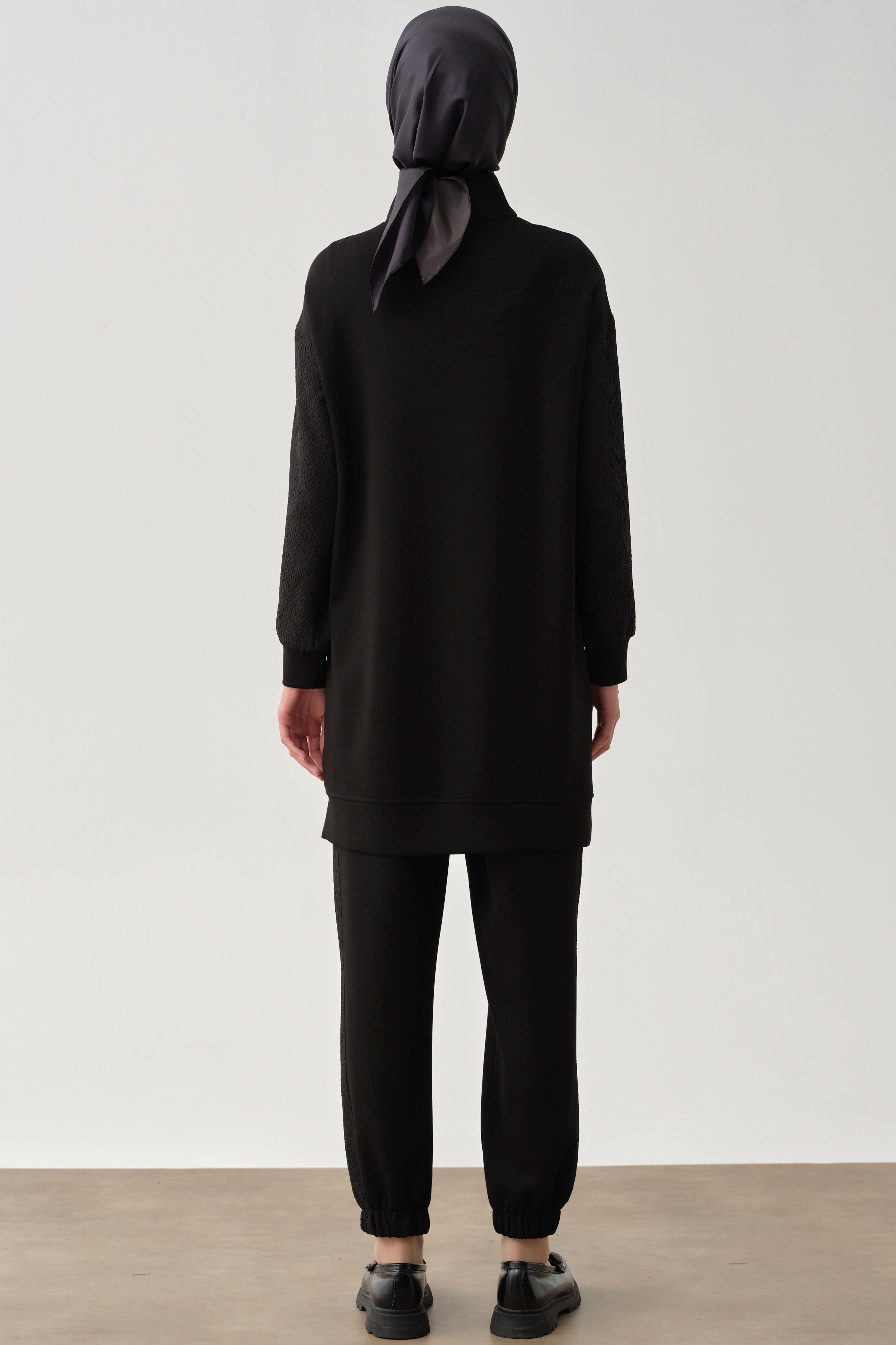 Örme Takım - Siyah TUGBA