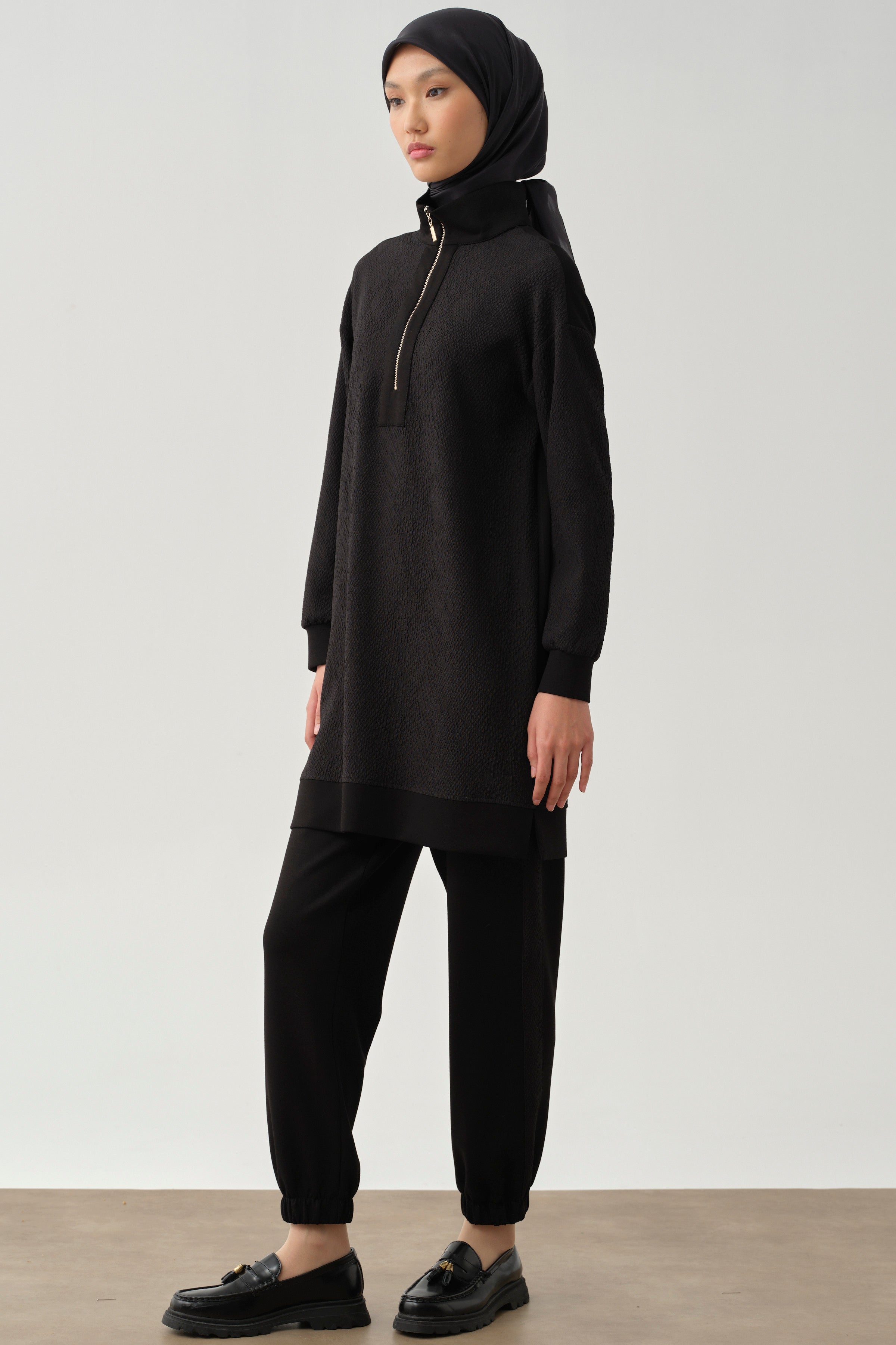 Örme Takım - Siyah TUGBA