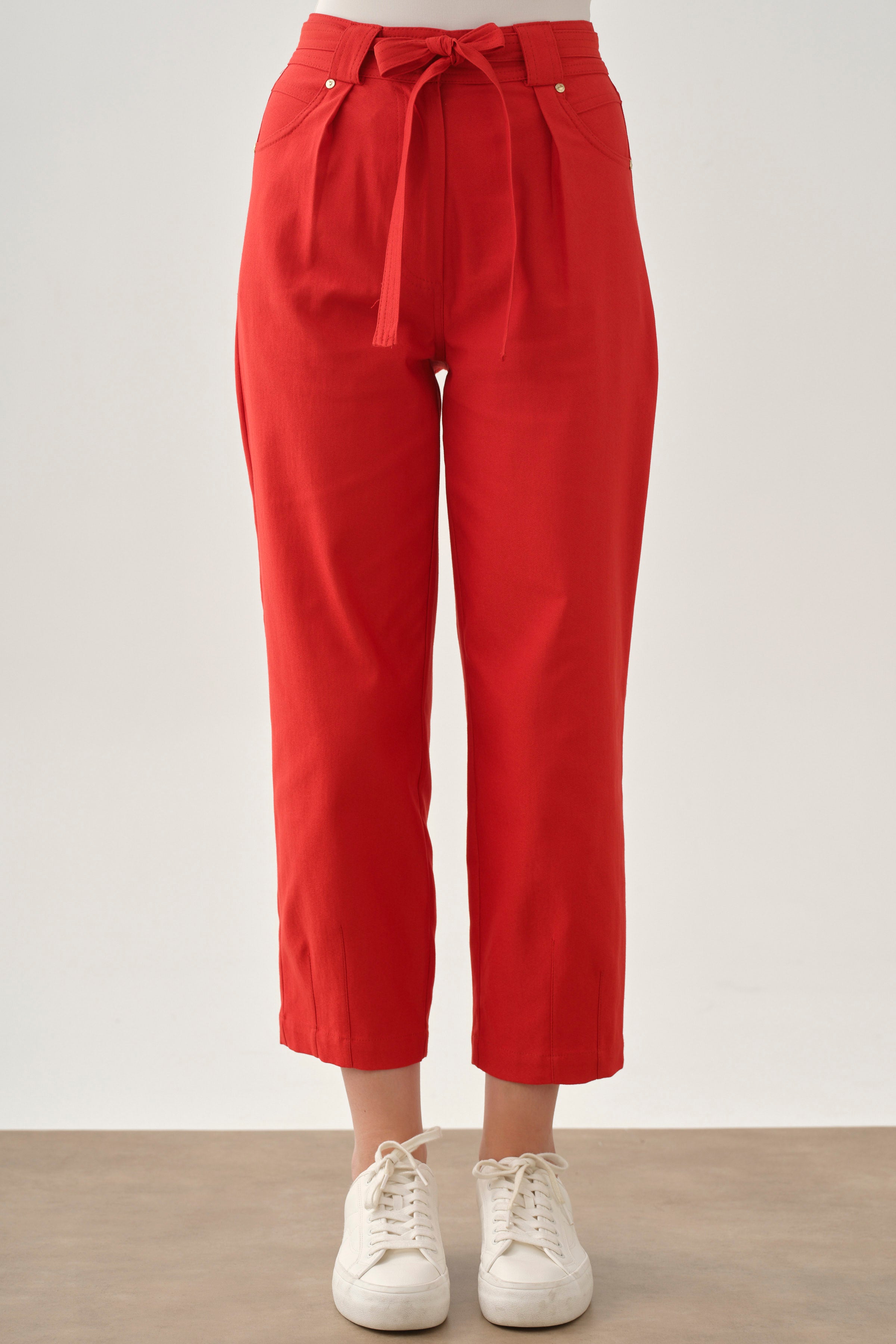 Paçası Pensli Pantolon - Mercan TUGBA