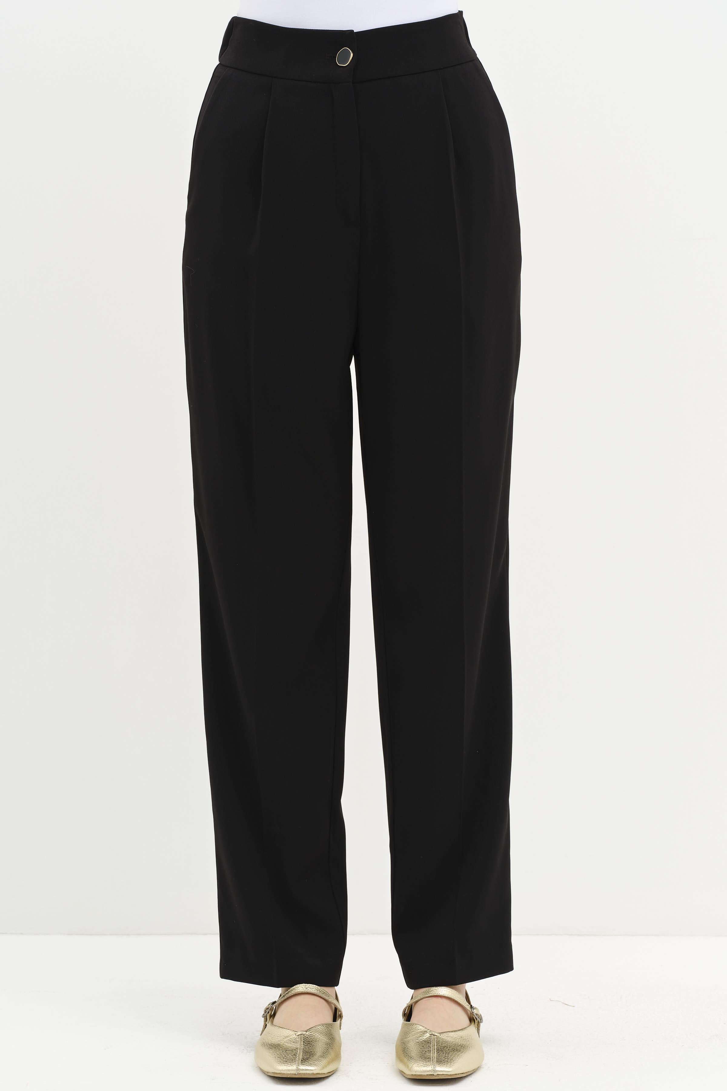 Pantolon Yelek Takım - Siyah TUGBA