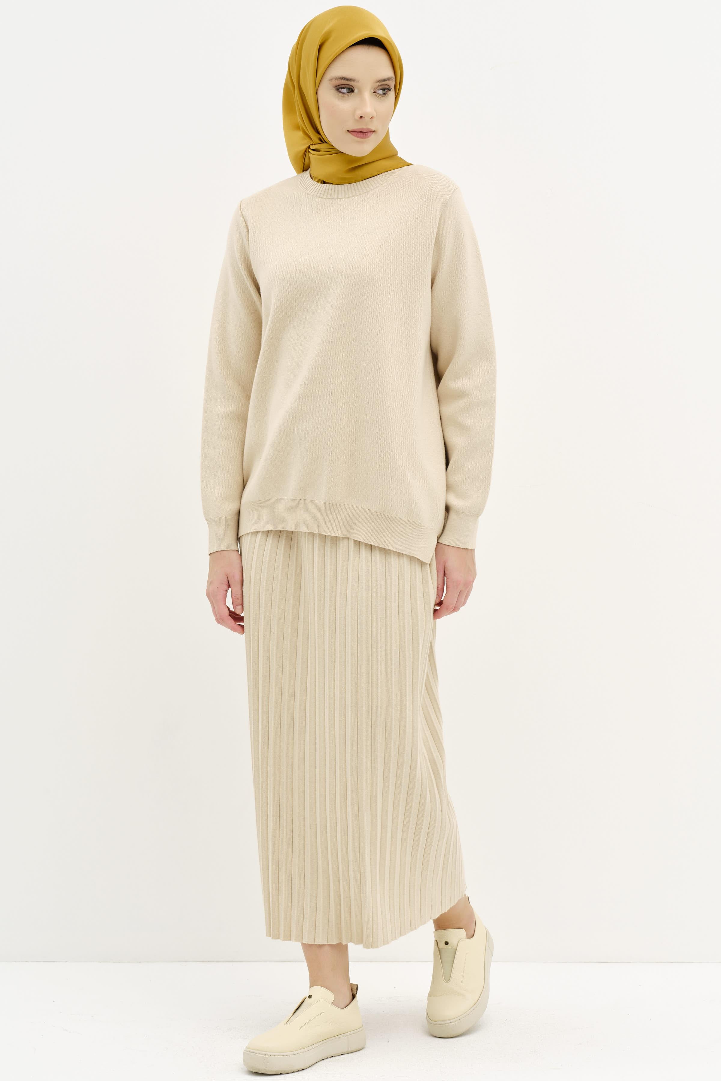 Pilise Etekli Triko Takım - Taş TUGBA