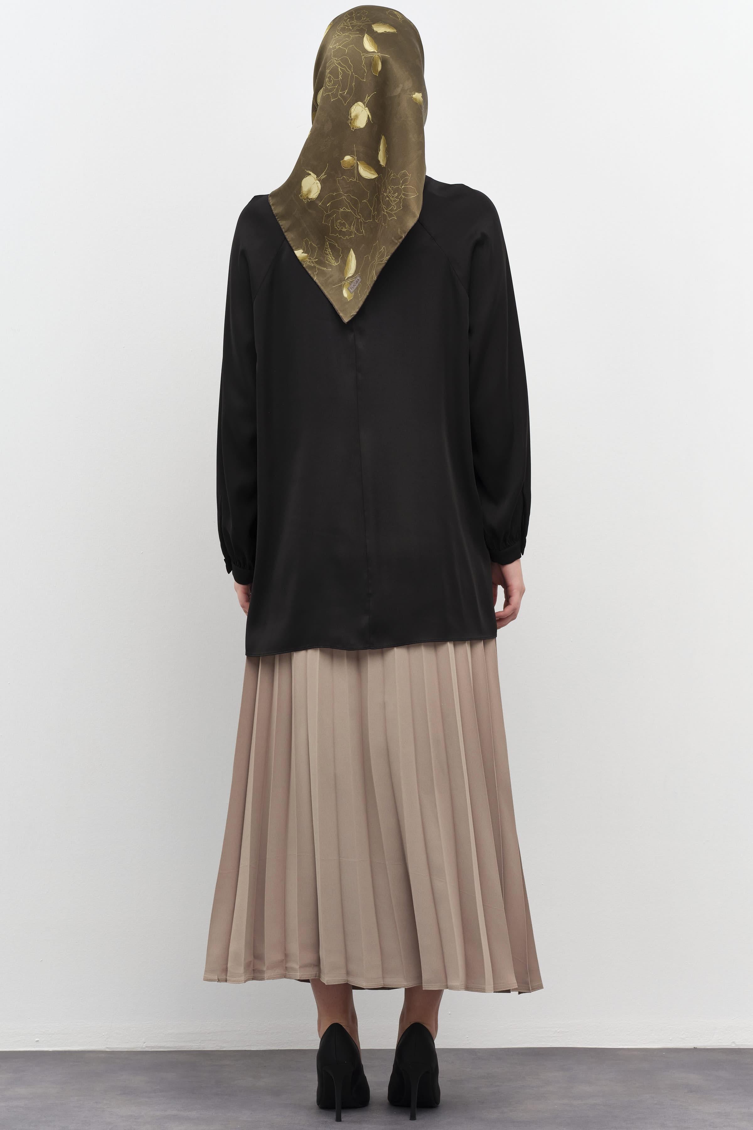 Plisoley Etek - Camel TUGBA