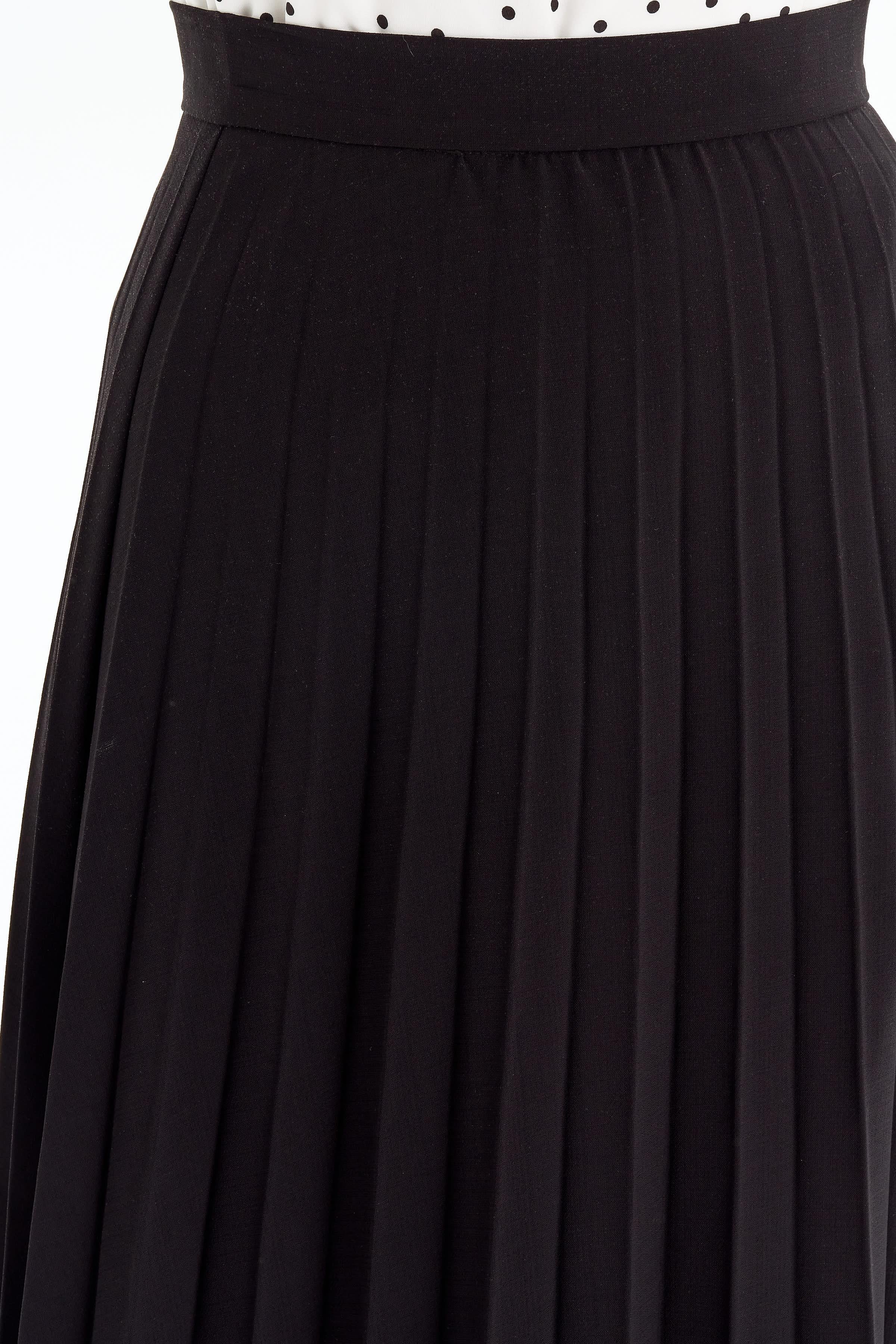 Plisoley Etek - Siyah TUGBA