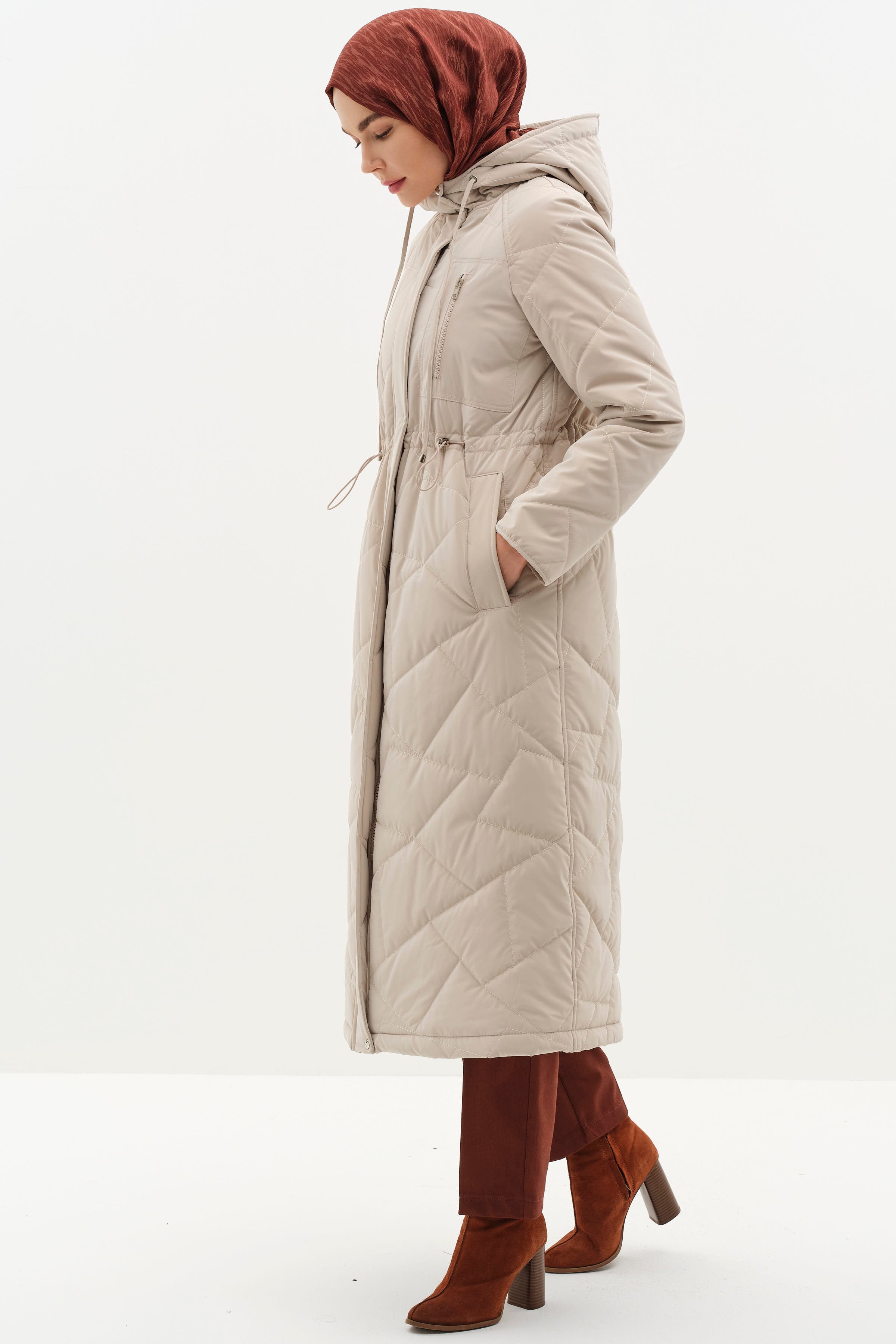 Reglan Kollu Kapitone Kaban - Taş TUĞBA