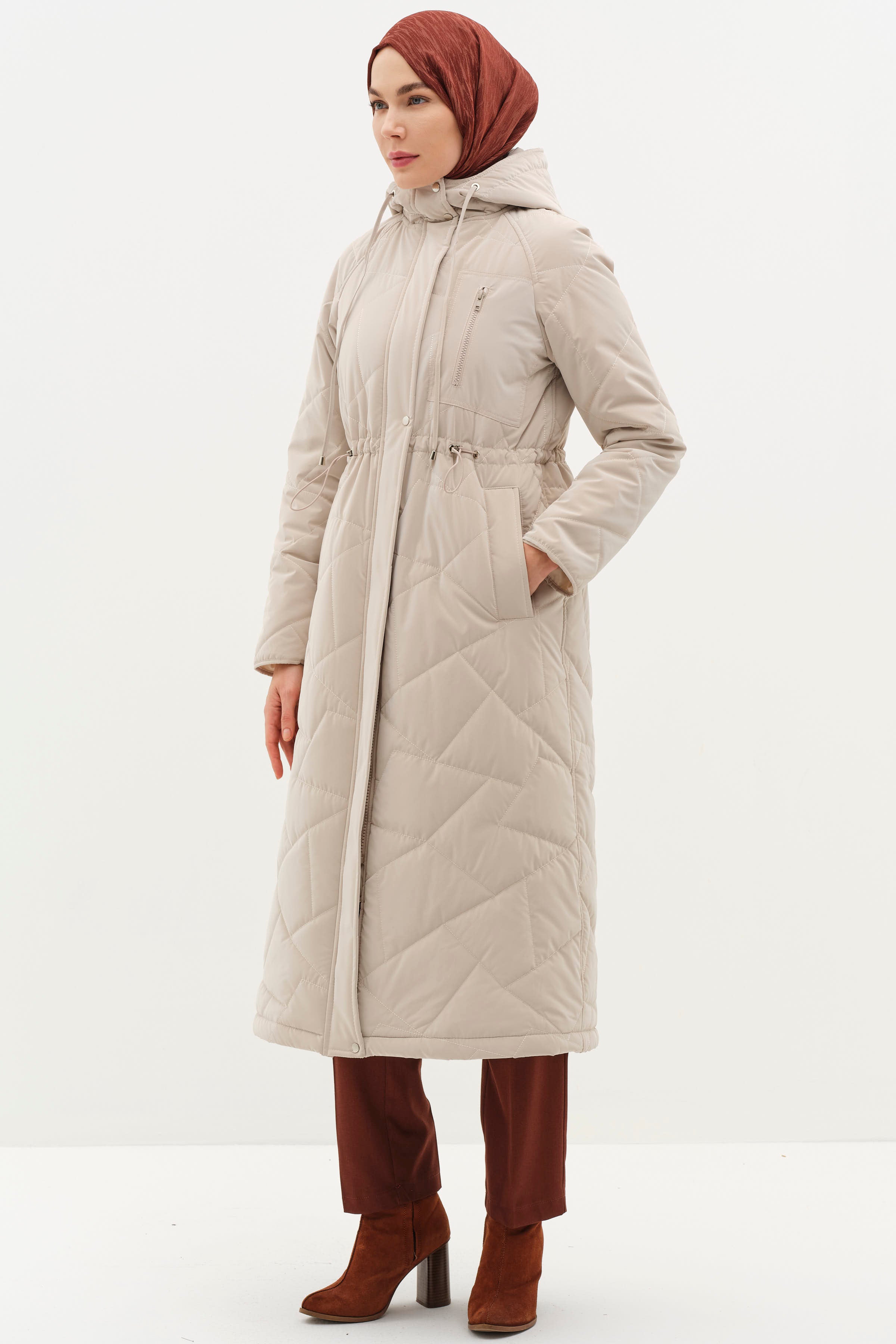 Reglan Kollu Kapitone Kaban - Taş TUĞBA