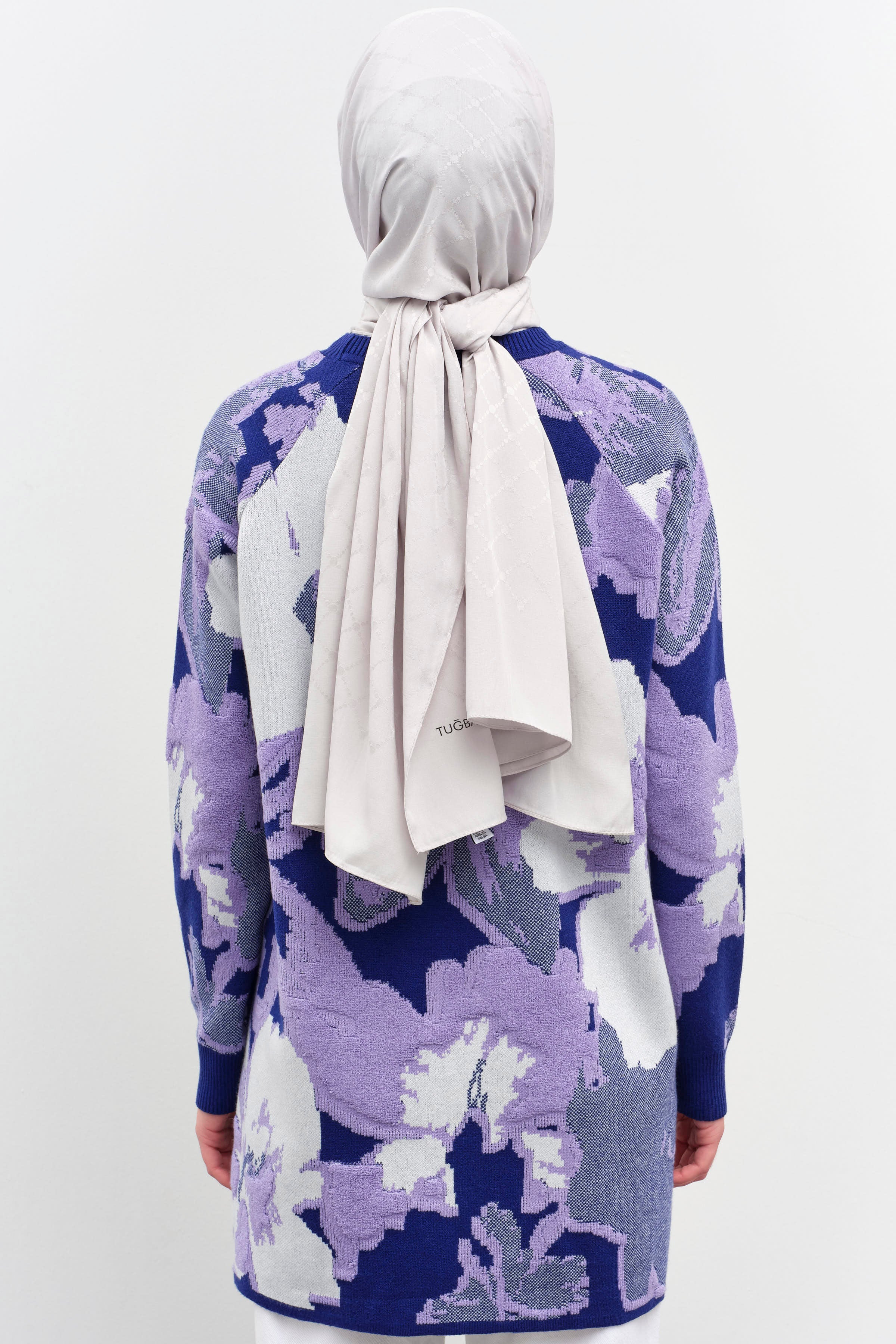 Reglan Kollu Triko Tunik - Saks TUGBA