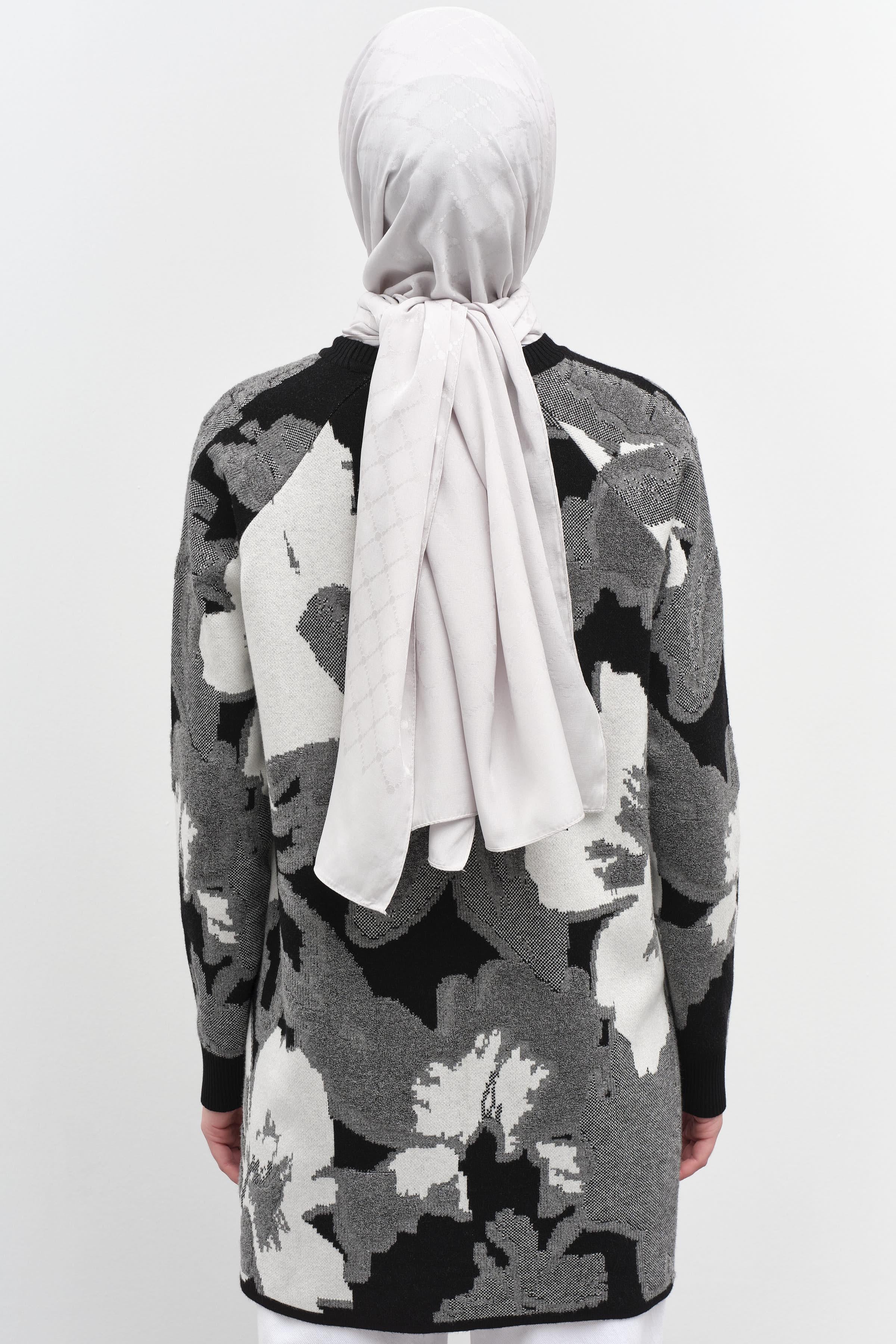 Reglan Kollu Triko Tunik - Siyah TUGBA