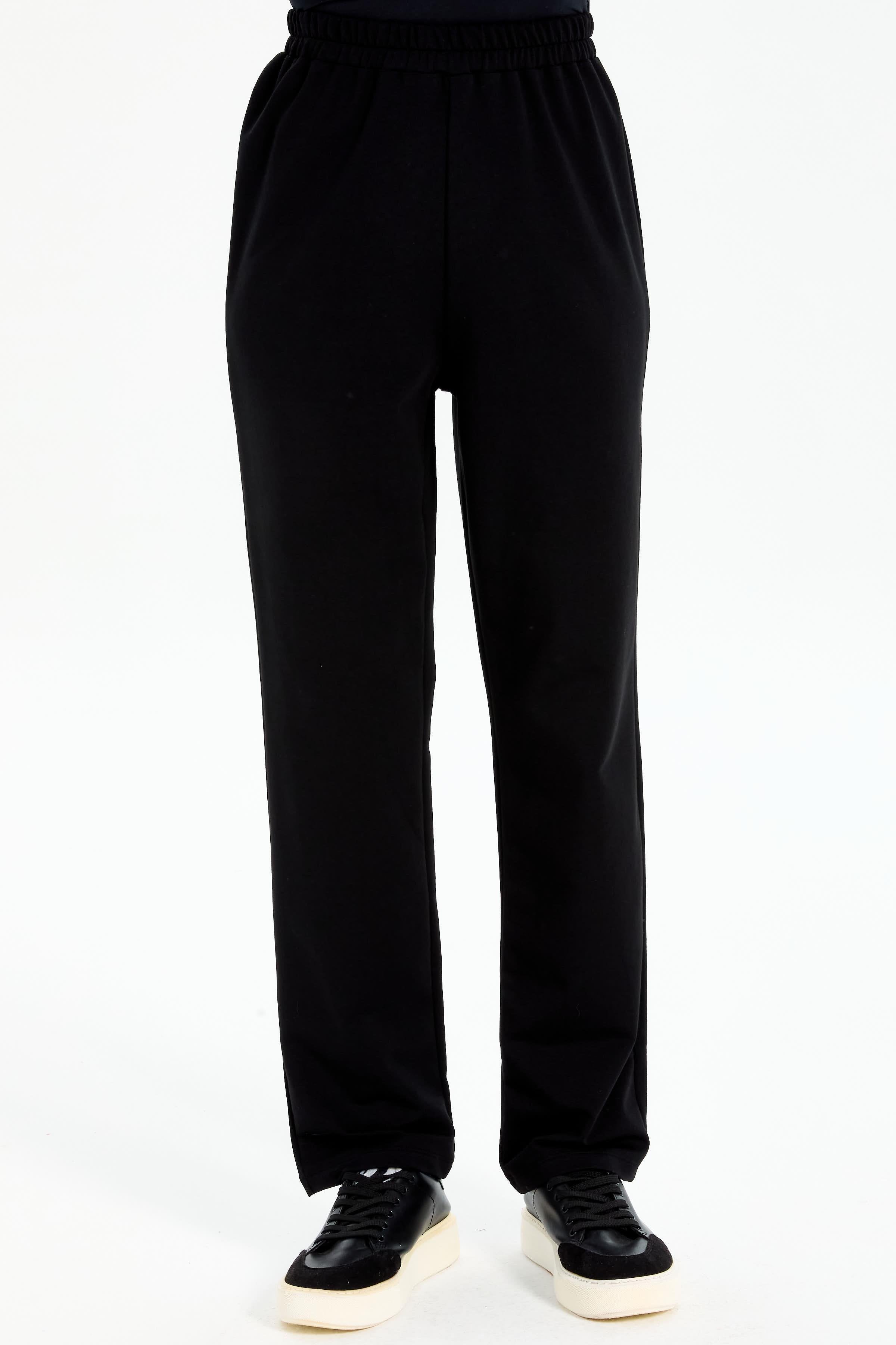 Ribana Detaylı Örme Takım - Siyah - Yeşil TUGBA