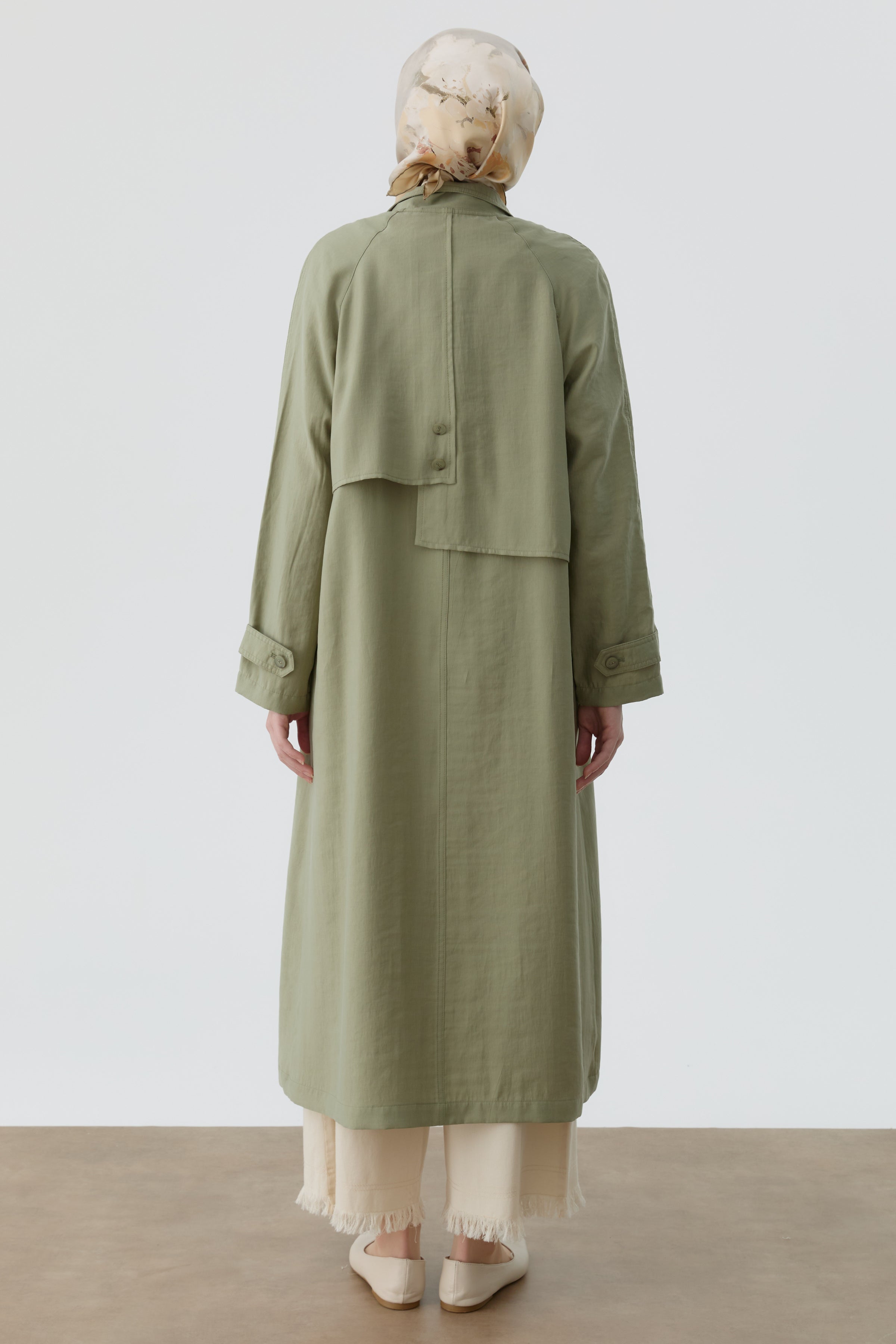 Rüzgarlık Detaylı Giy-Çık - Mint TUGBA