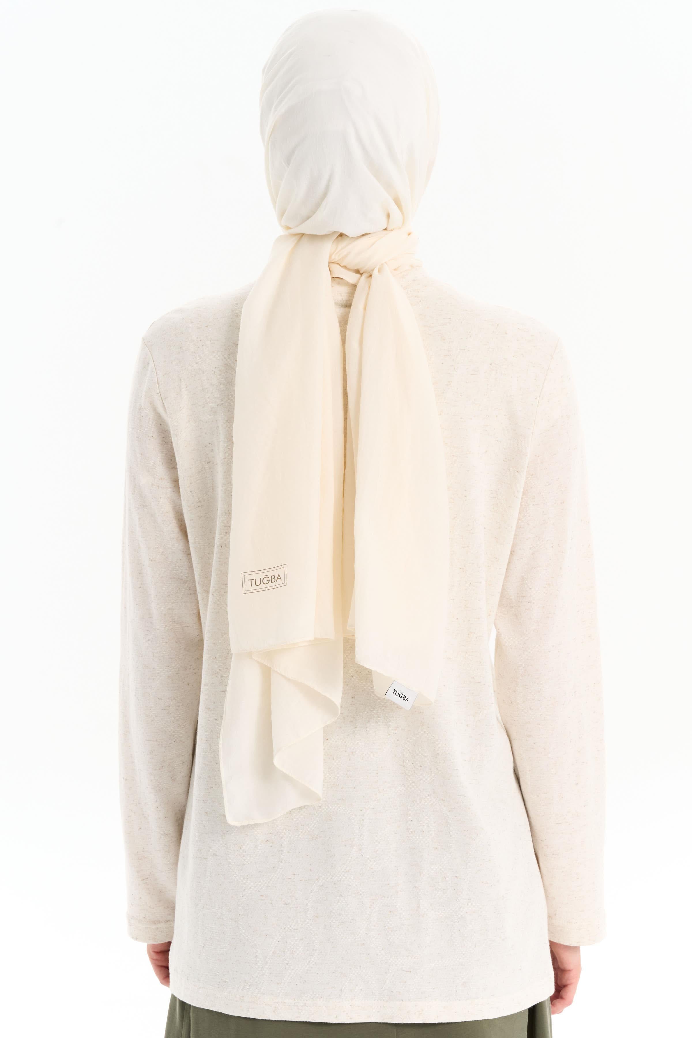 Sıfır Yaka Örme Bluz - Bej TUGBA