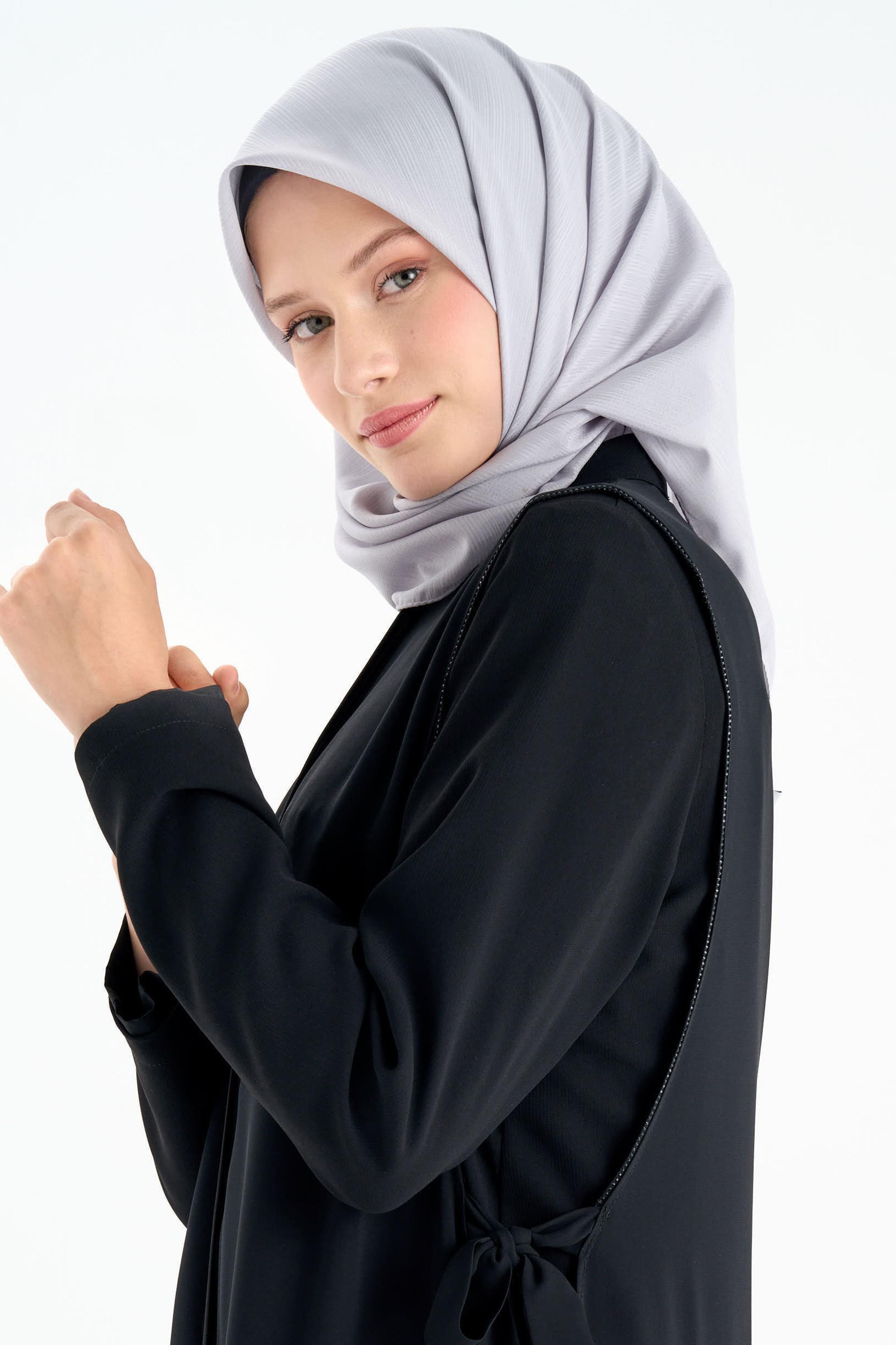 Şifon Eşarp - Gri TUGBA