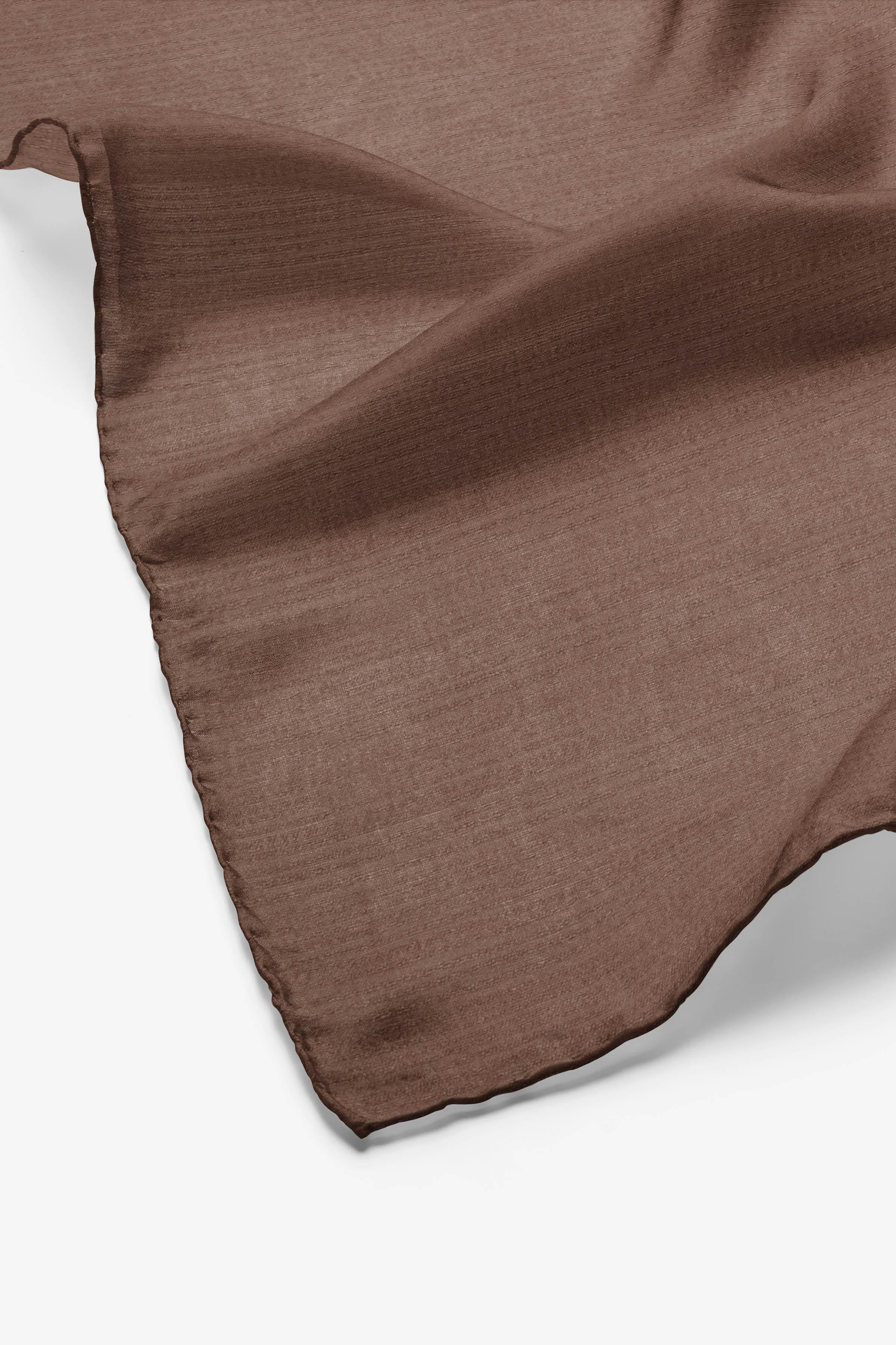 Şifon Eşarp - Kahve TUGBA