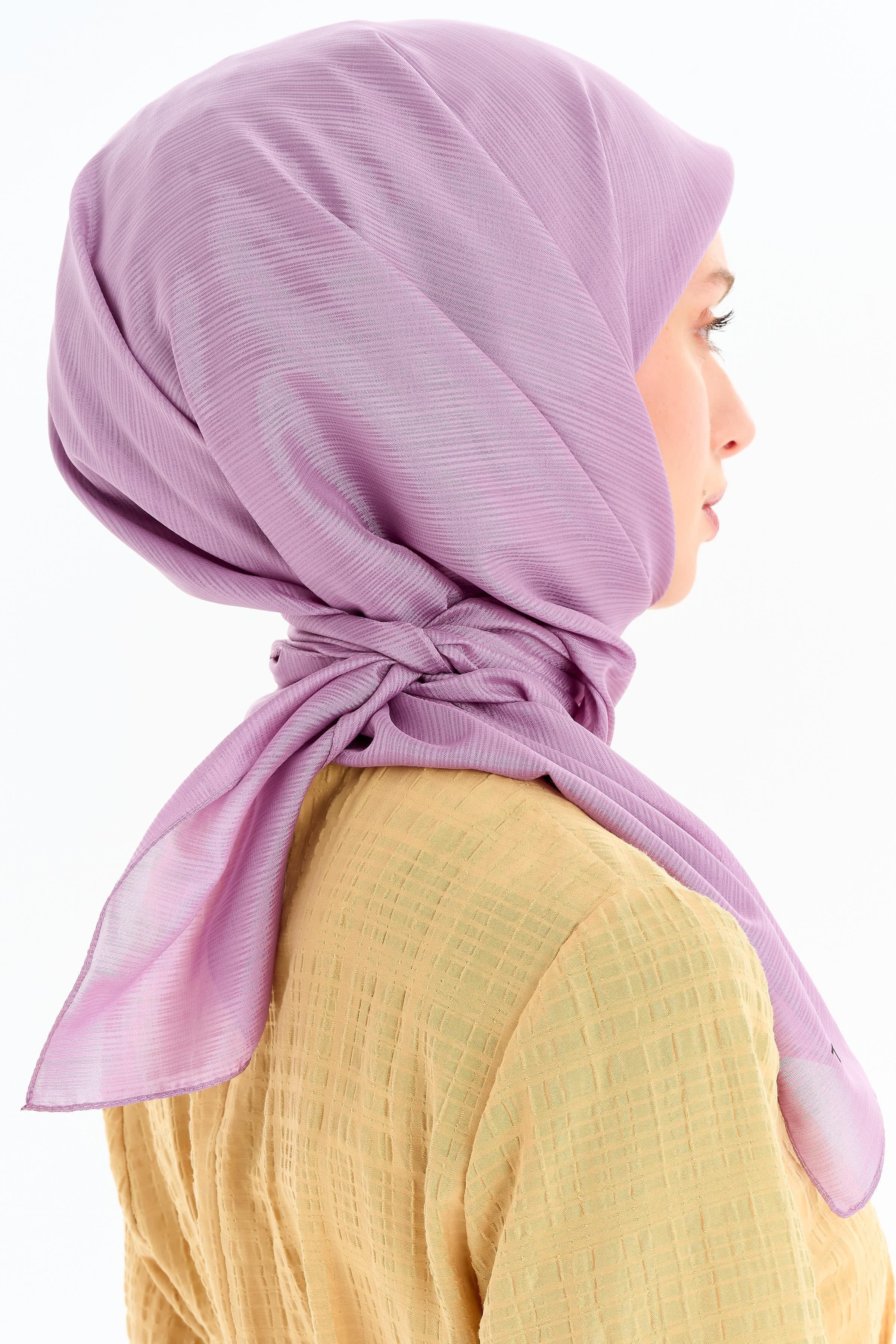 Şifon Eşarp - Lila TUGBA