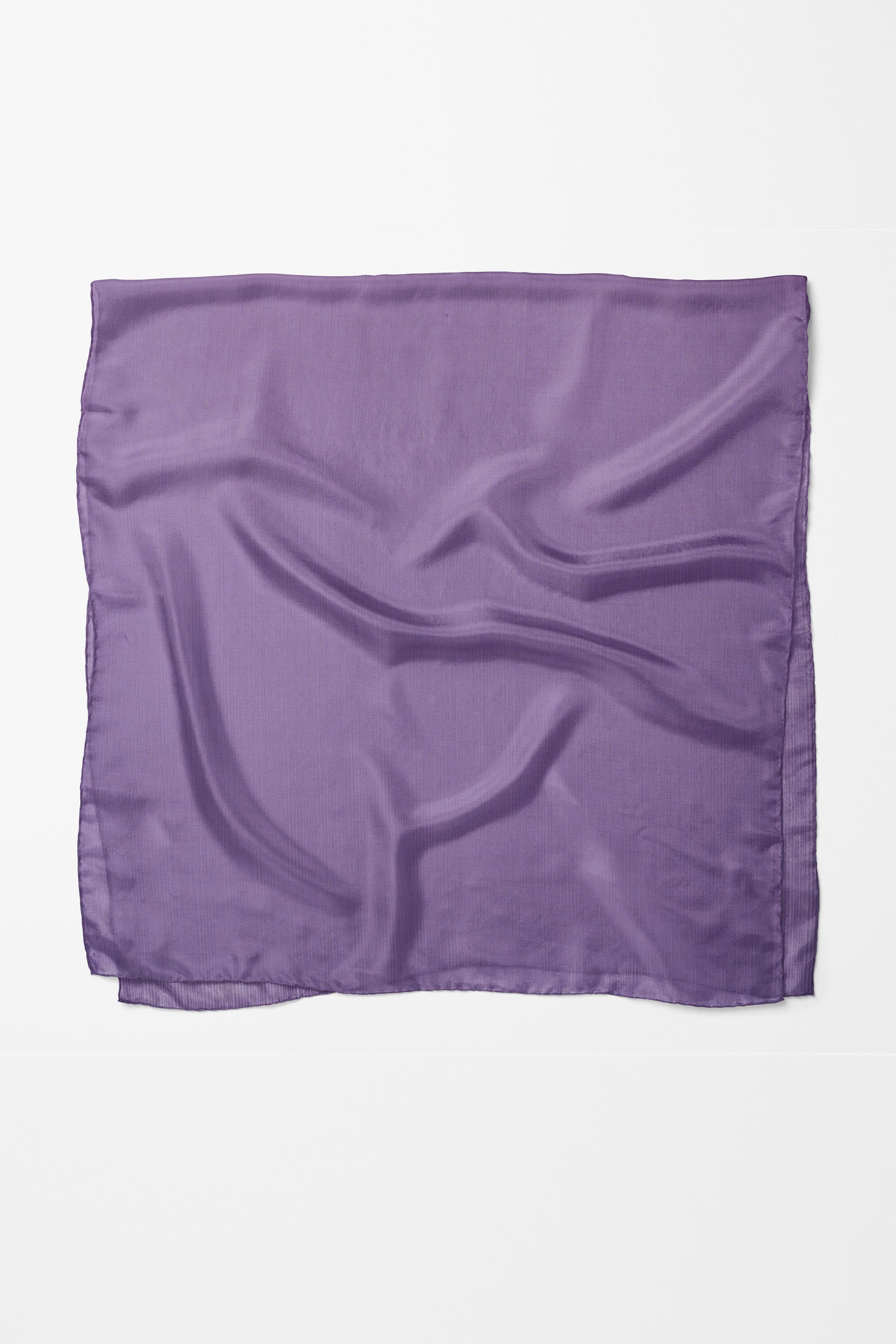 Şifon Eşarp - Mor TUGBA