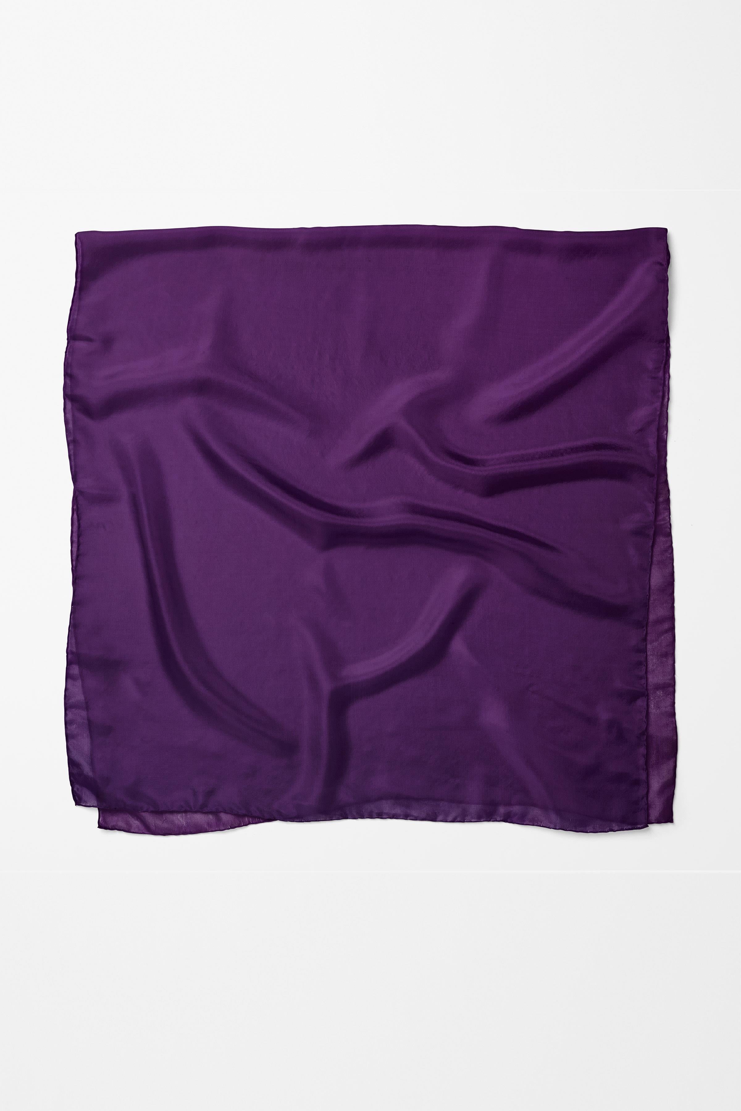 Şifon Eşarp - Mürdüm TUGBA