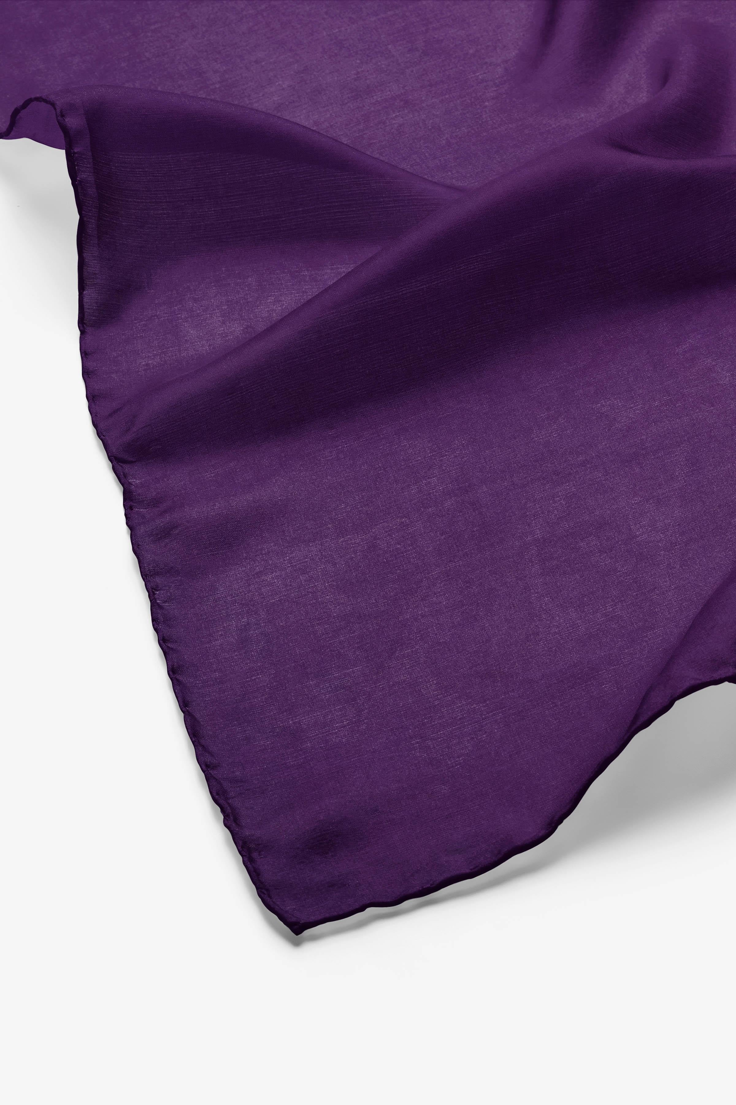 Şifon Eşarp - Mürdüm TUGBA