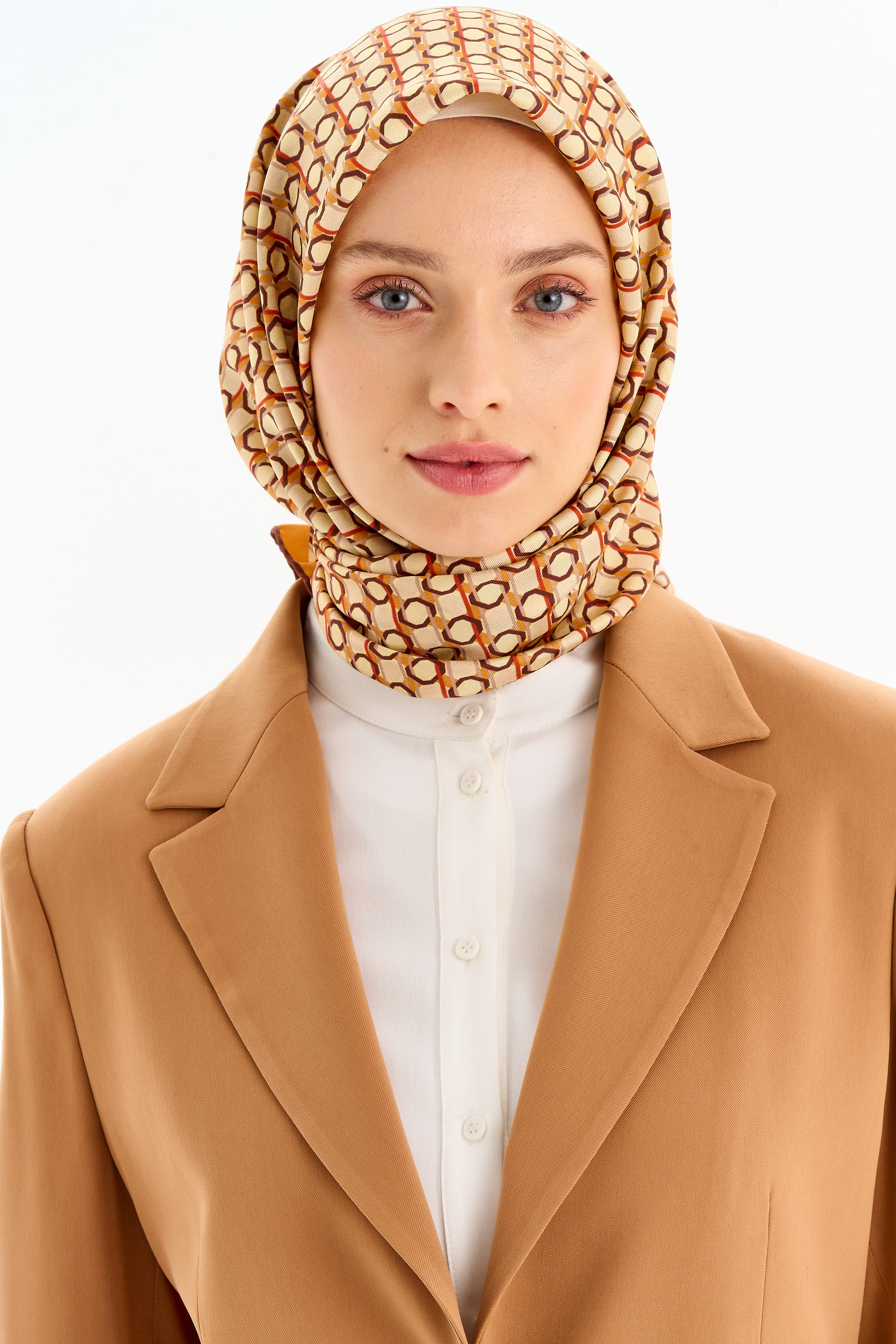 Tek Düğmeli Blazer Ceket - Camel TUGBA