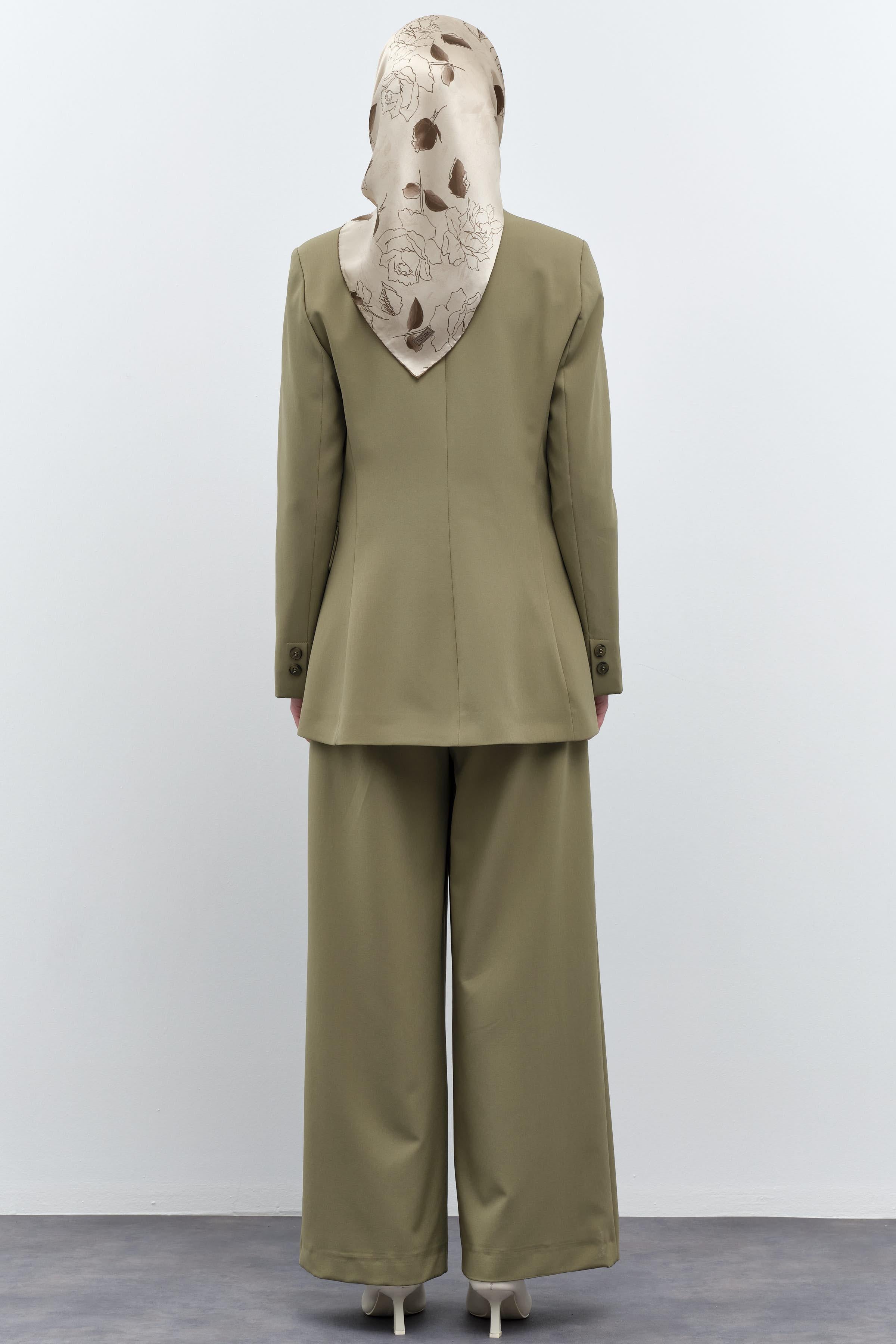 Tek Düğmeli Ceket Pantolon Takım - Çağla TUGBA