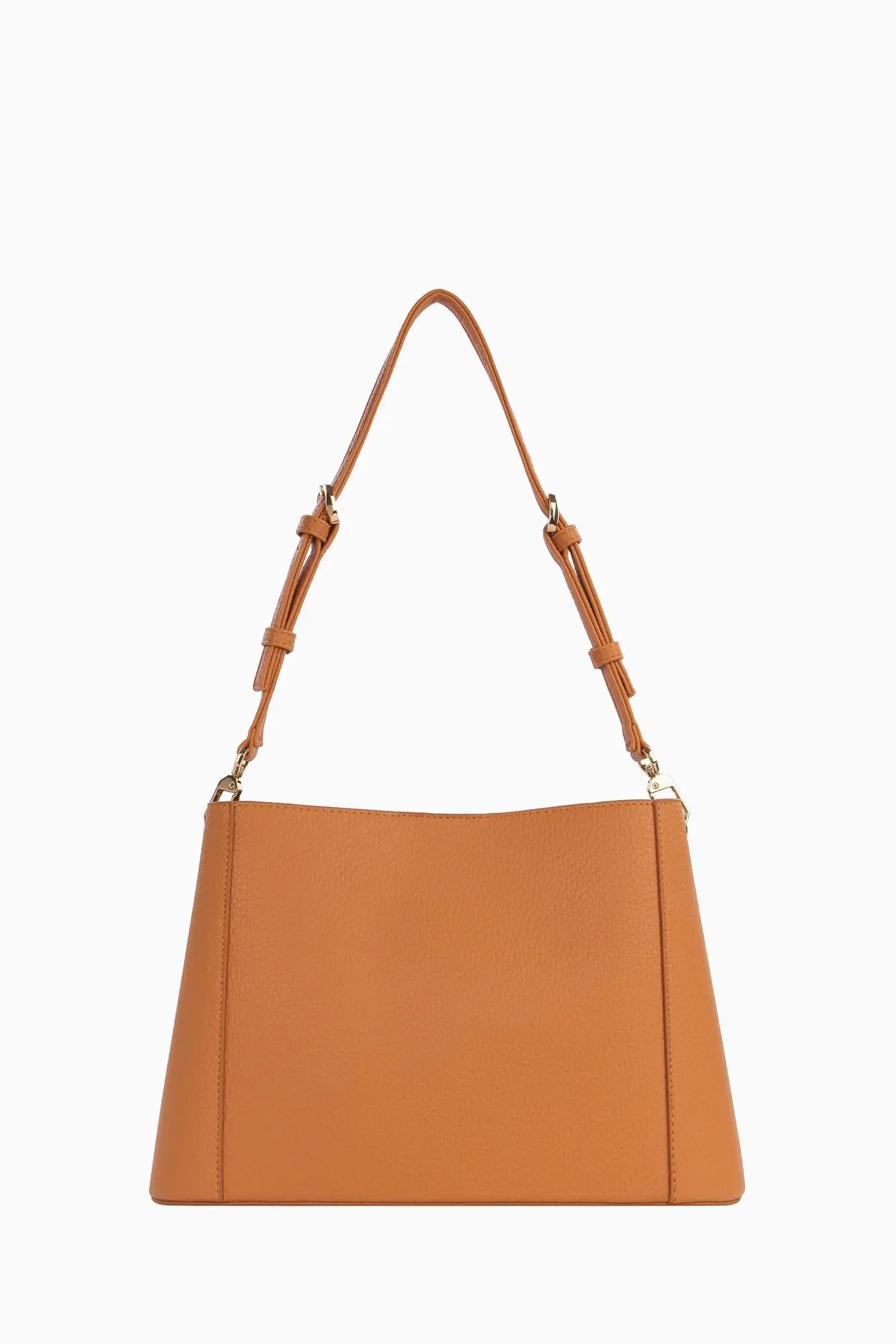 Tek Kulplu Kilit Çanta - Açık Kahve TUGBA