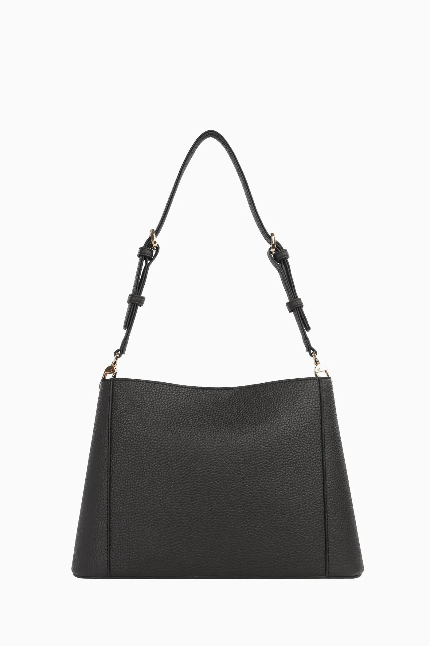 Tek Kulplu Kilit Çanta - Siyah TUGBA