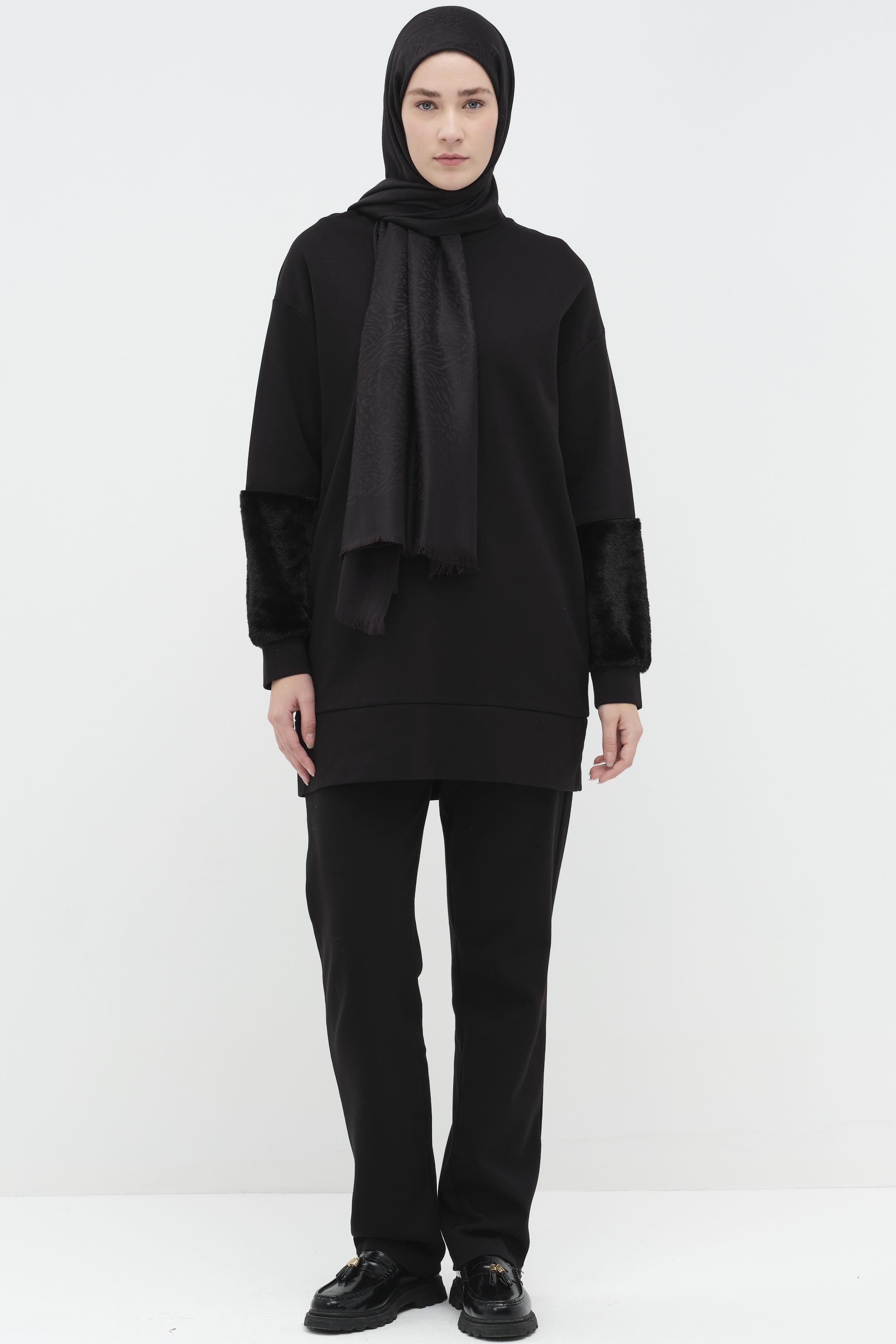 Tunik Pantolon Takım - Siyah TUGBA