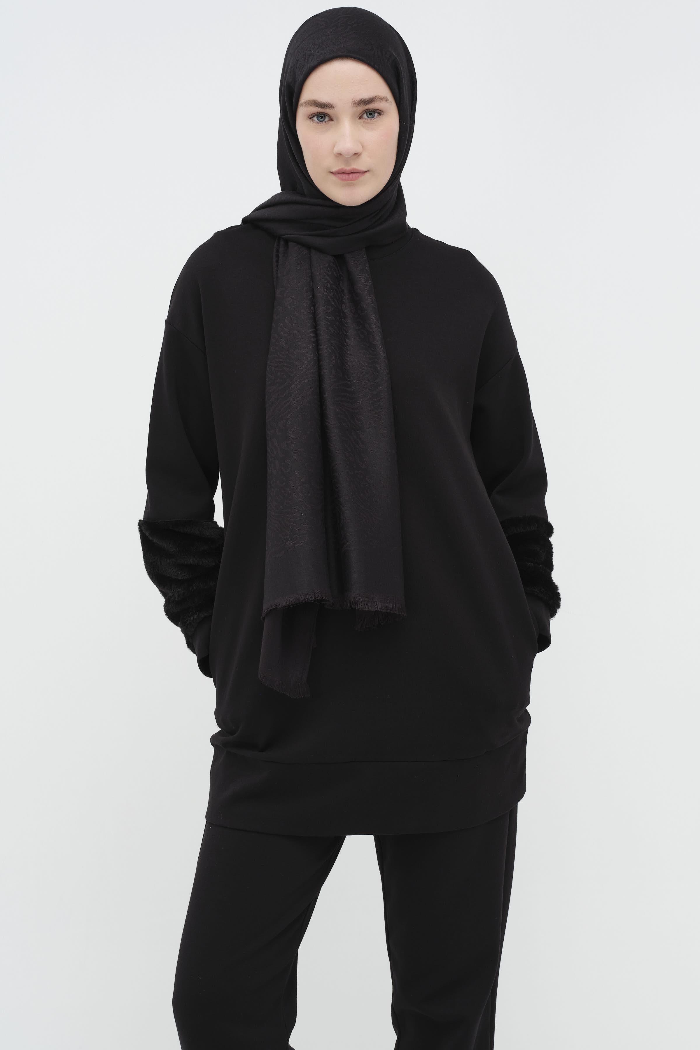 Tunik Pantolon Takım - Siyah TUGBA