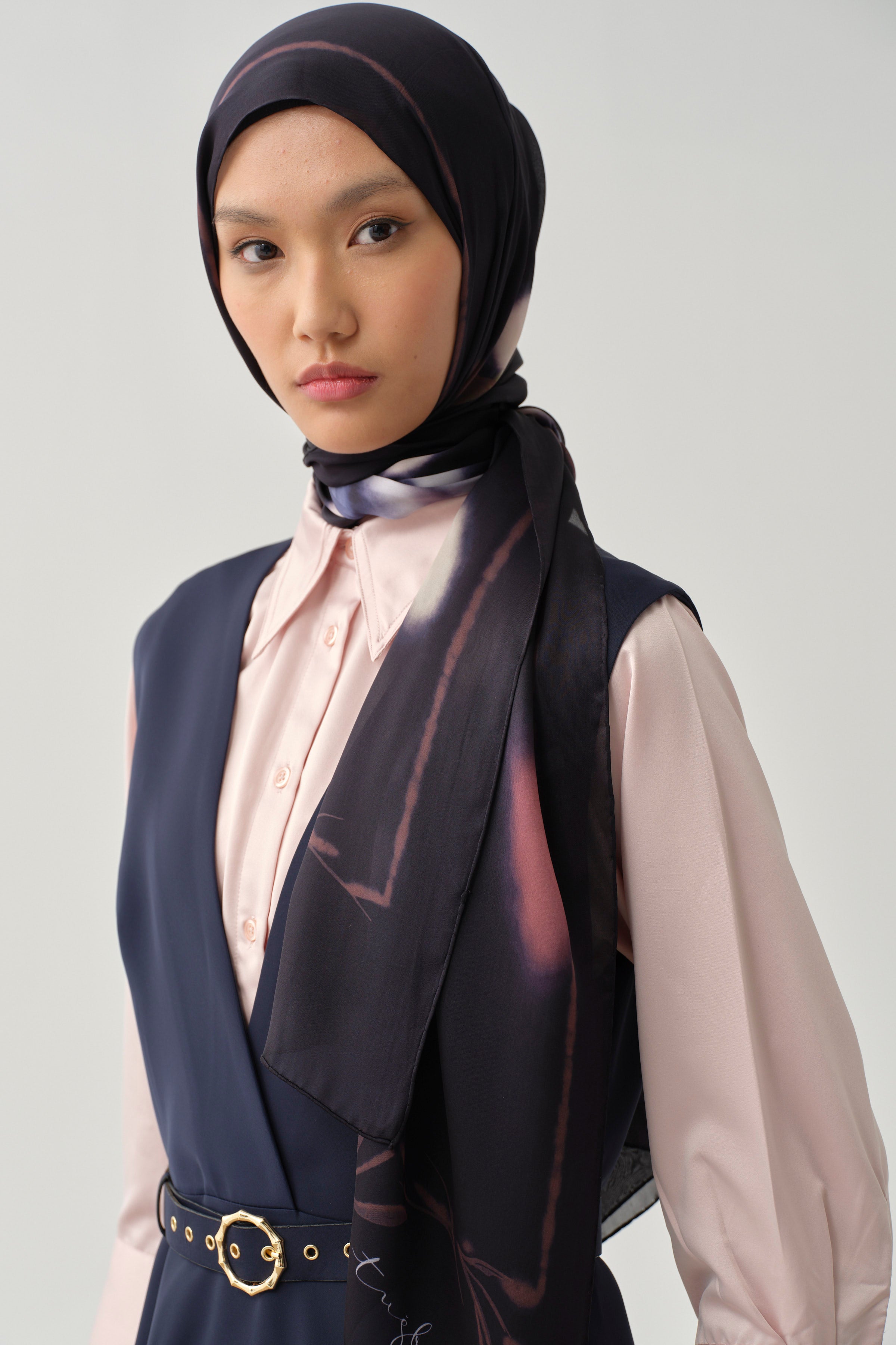 V Yaka Kemerli Jile - Lacivert TUGBA